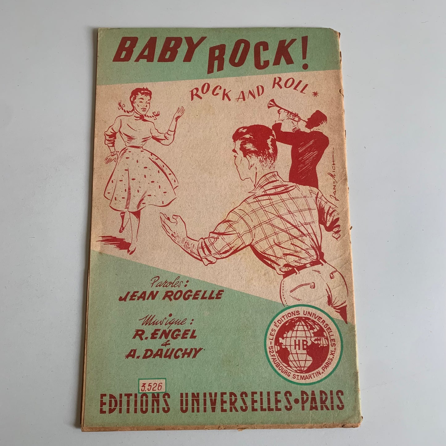 Partitions Rock and Roll - J’suis Rock and Roll - Baby Rock