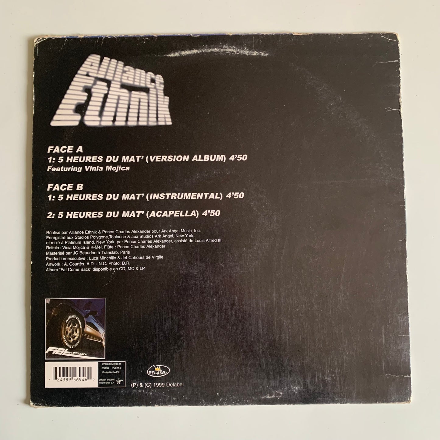 Alliance Ethnik - 5 Heures Du Mat' - Single 1999