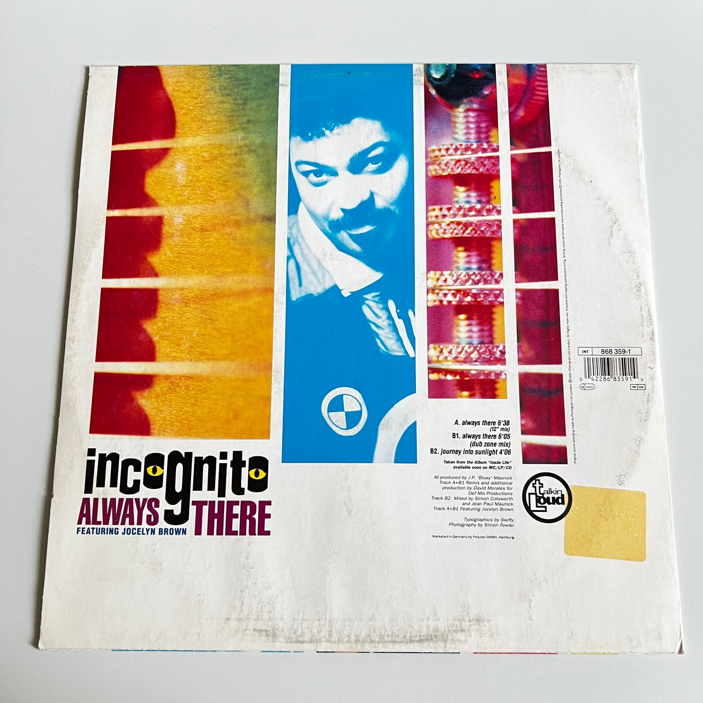 Incognito - Jocelyn Brown - Always There - Single 1991