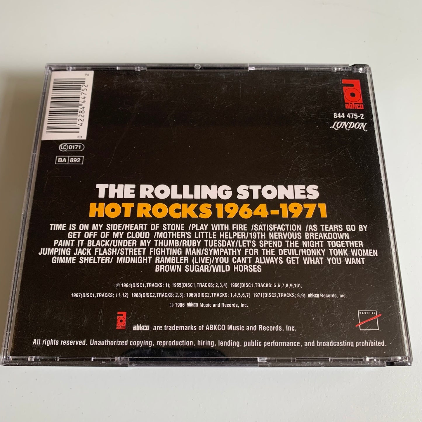 The Rolling Stones - Hot Rocks 1964-1971 - Occasion