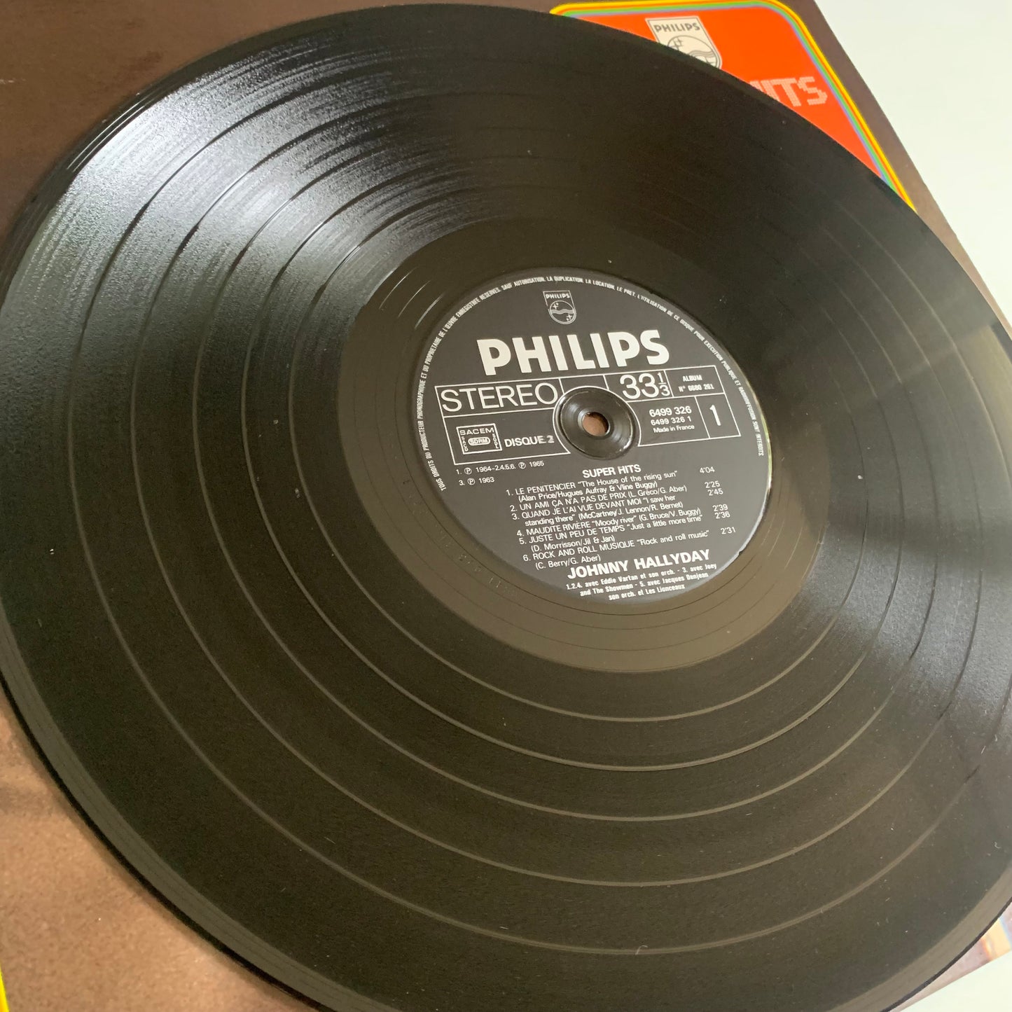 Johnny Hallyday - Super Hits - Le Penitencier - Double LP Occasion