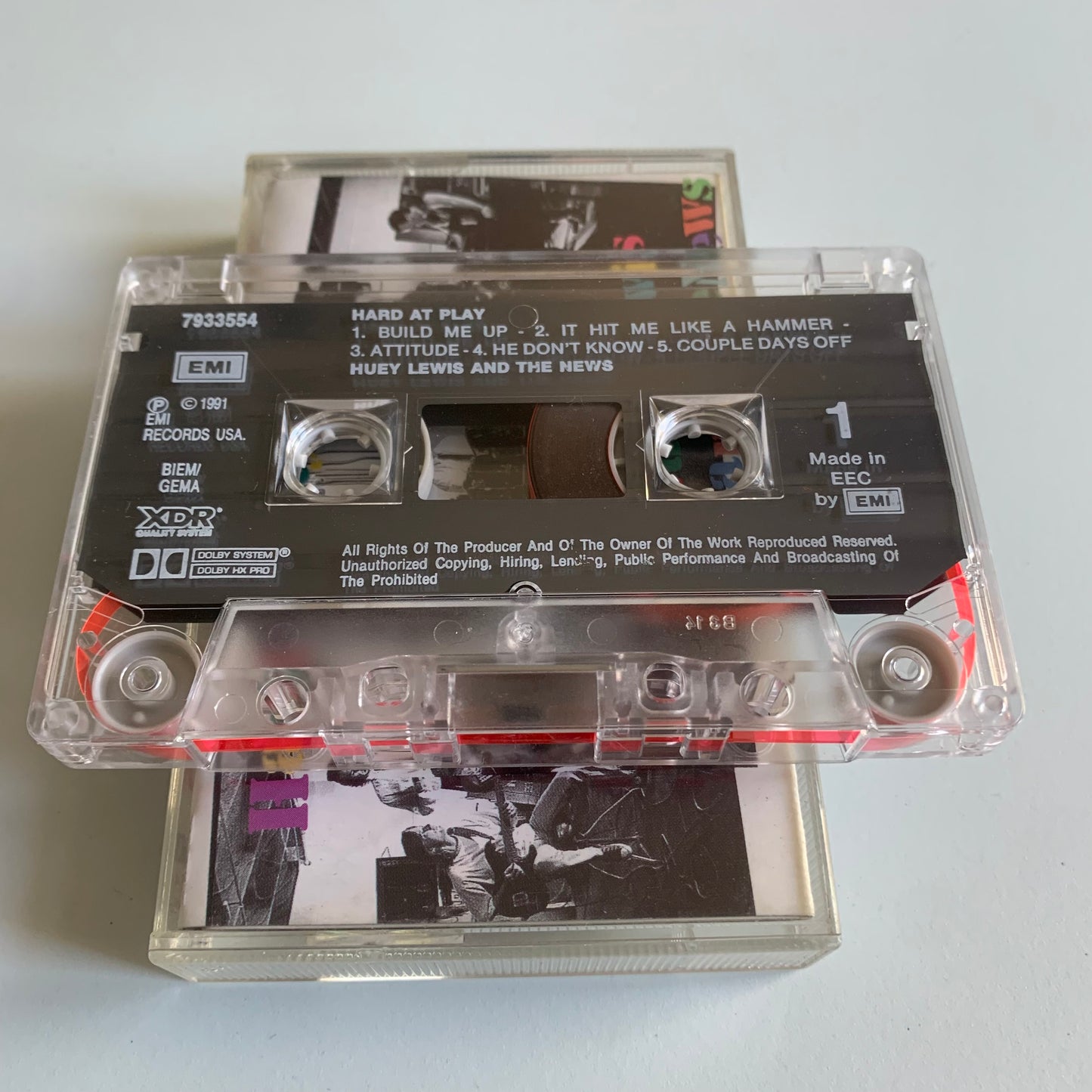 Huey Lewis And The News - Hard At Play 1991 Occasion