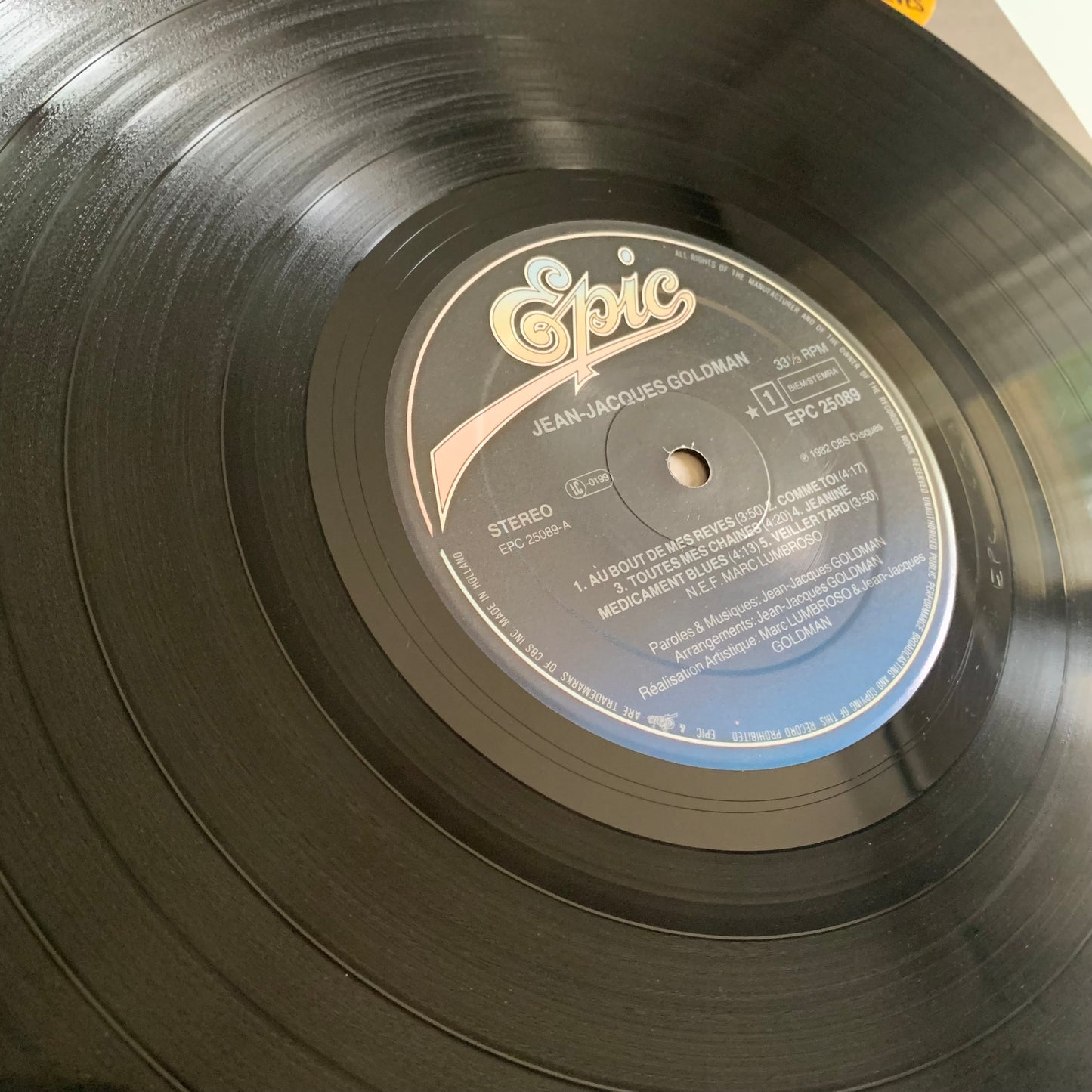Jean Jacques Goldman - LP 1982 Occasion