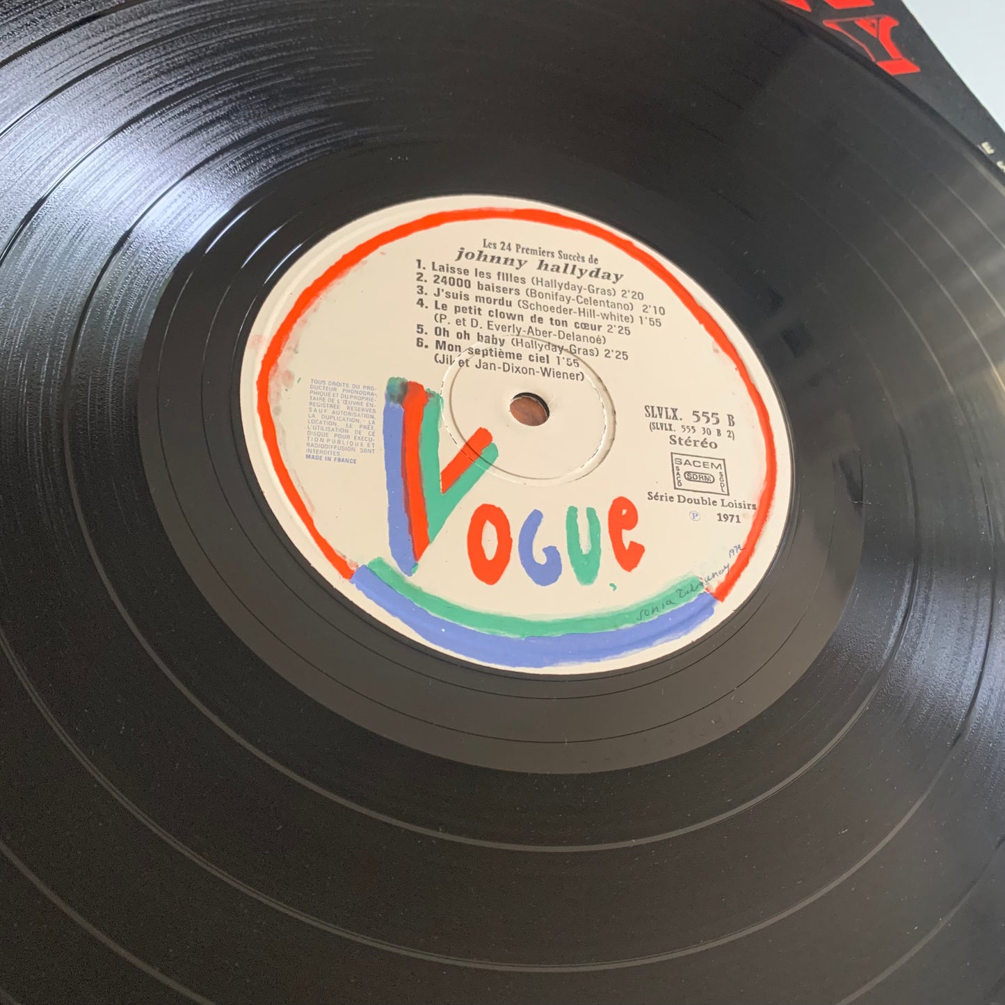 Johnny Hallyday - Les 24 Premiers Succès - Double LP 1971 Occasion