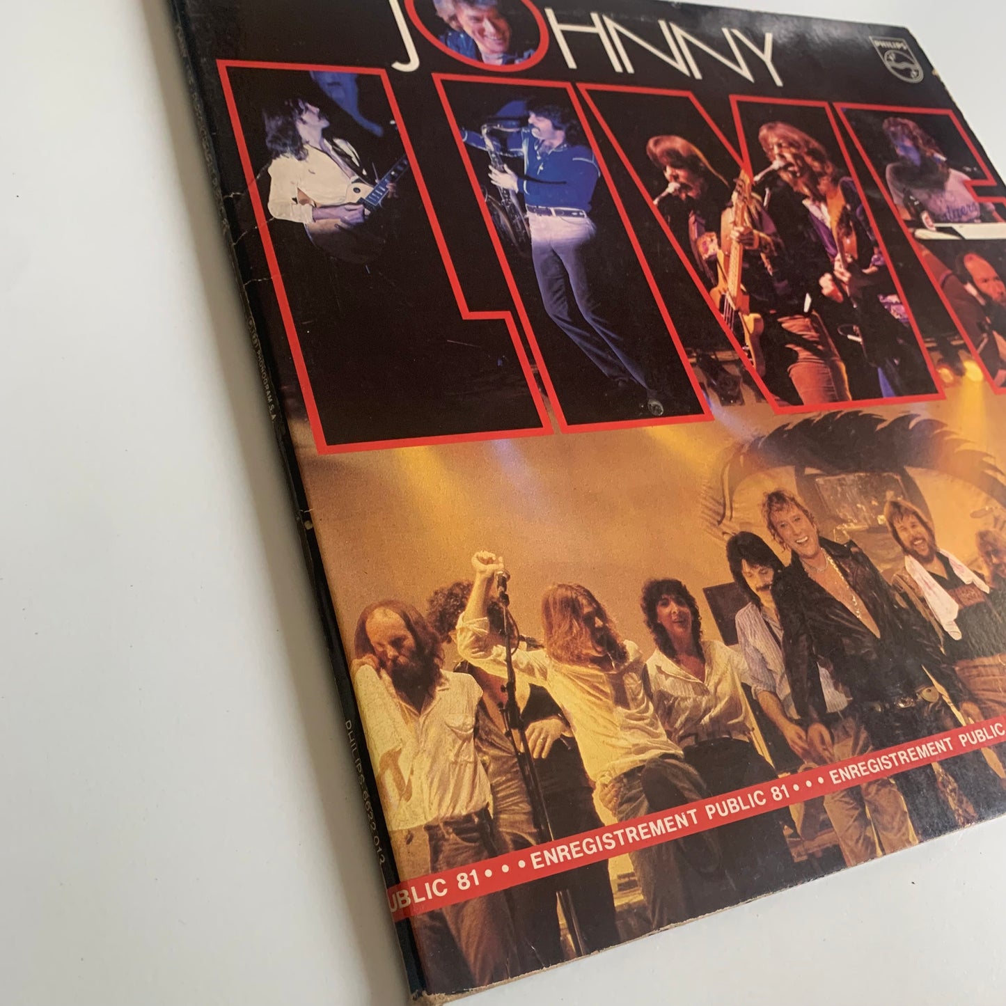 Johnny Hallyday - Live - Double LP 1981 Occasion