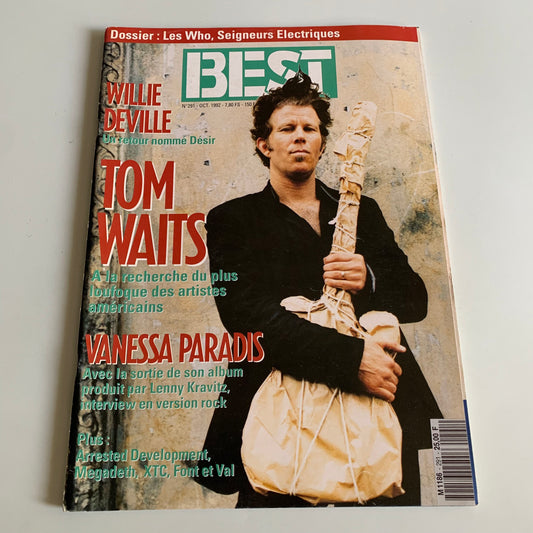 Magazine - Best 291 Oct 1992 - Tom Waits - Vanessa Paradis