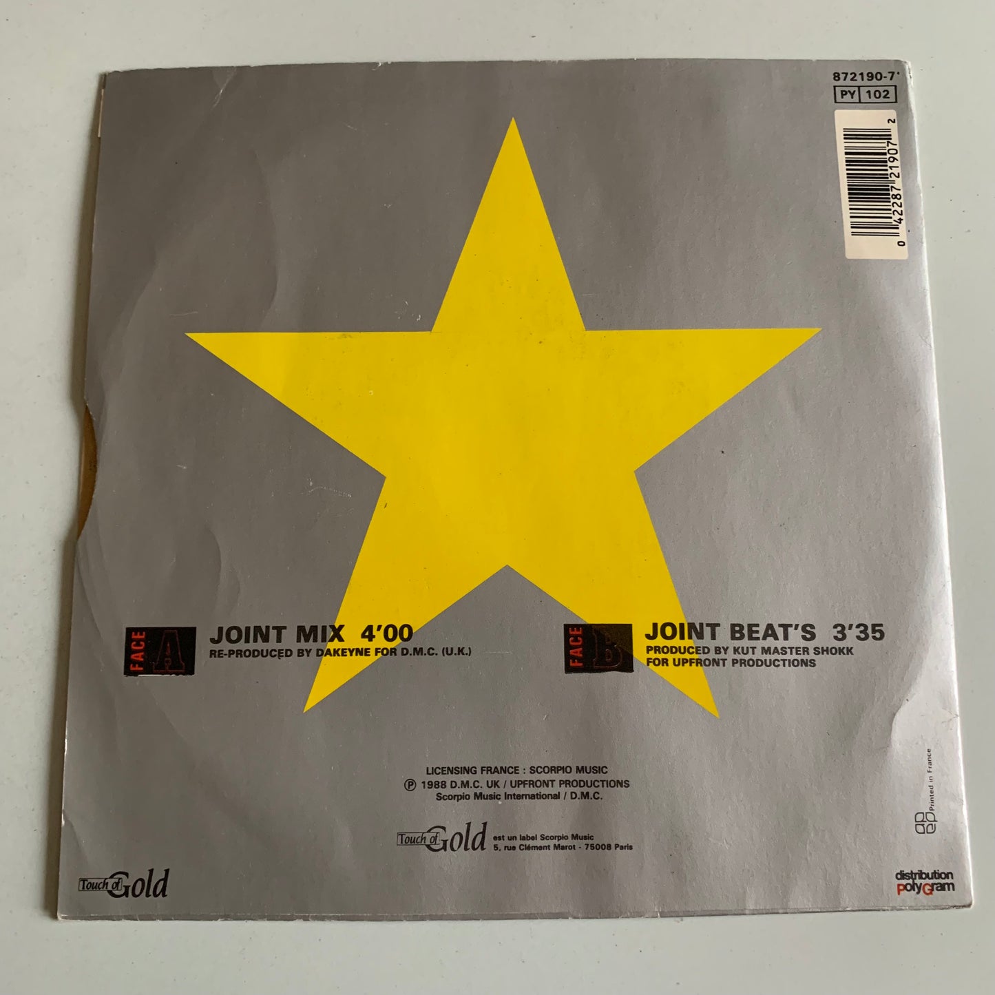 Tolga "Flim Flam" Balkan - Pump Up The Flim Flam - Single 1988 Occasion