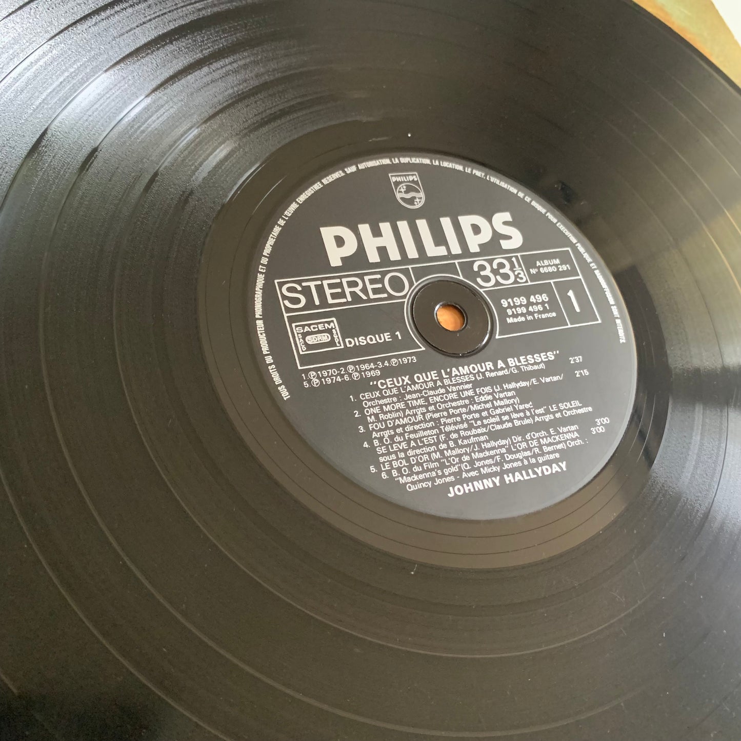 Johnny Hallyday - Ceux Que L’Amour A Blessés - Double LP 1980 Occasion