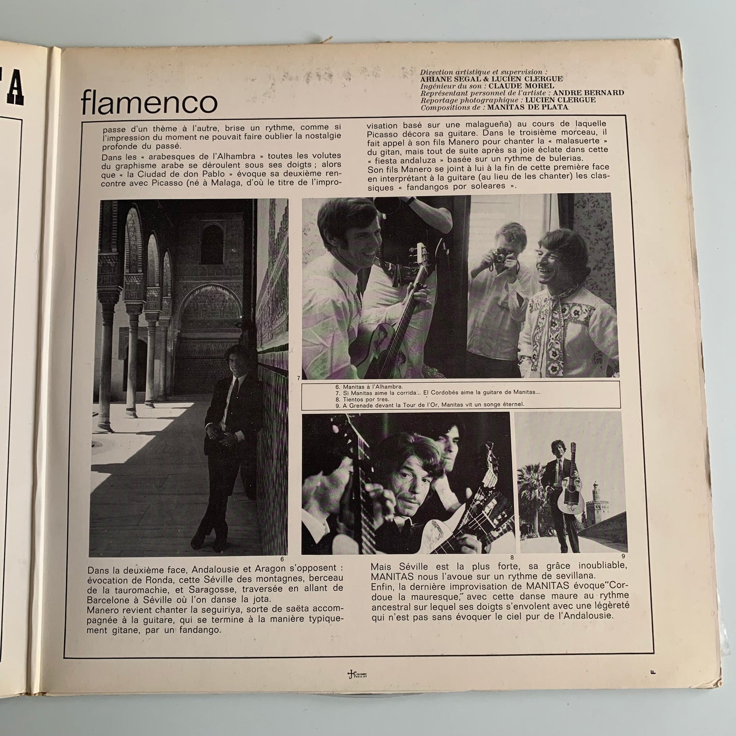 Manitas De Plata - L'Espagne De Manitas - LP 1968 Occasion