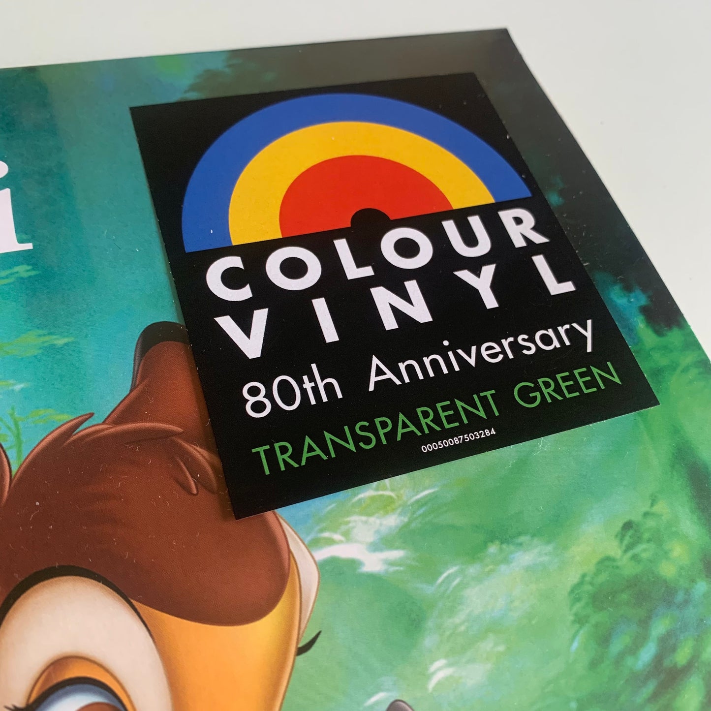 Bambi Disney - 80th Annisersaire - Transparent Vert - LP 2022 Neuf