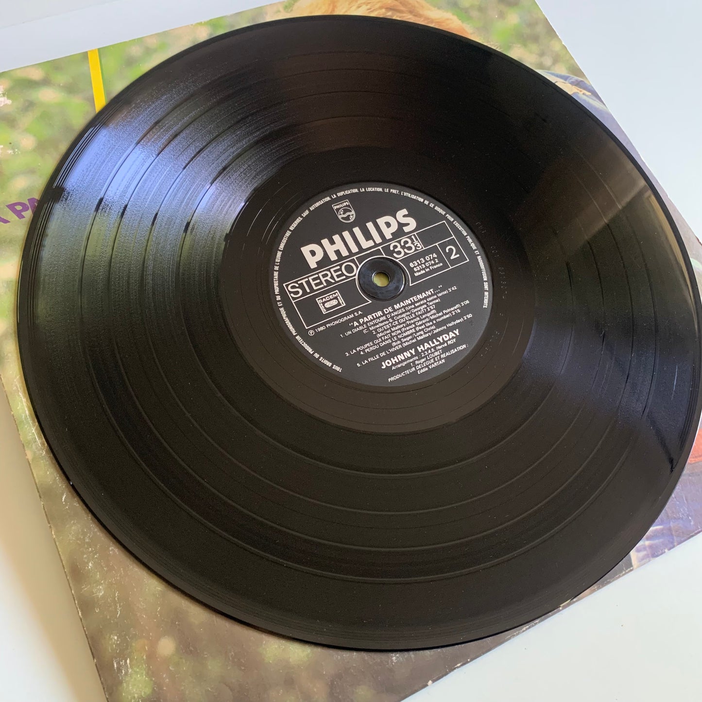 Johnny Hallyday - A Partir De Maintenant - LP 1980 Occasion