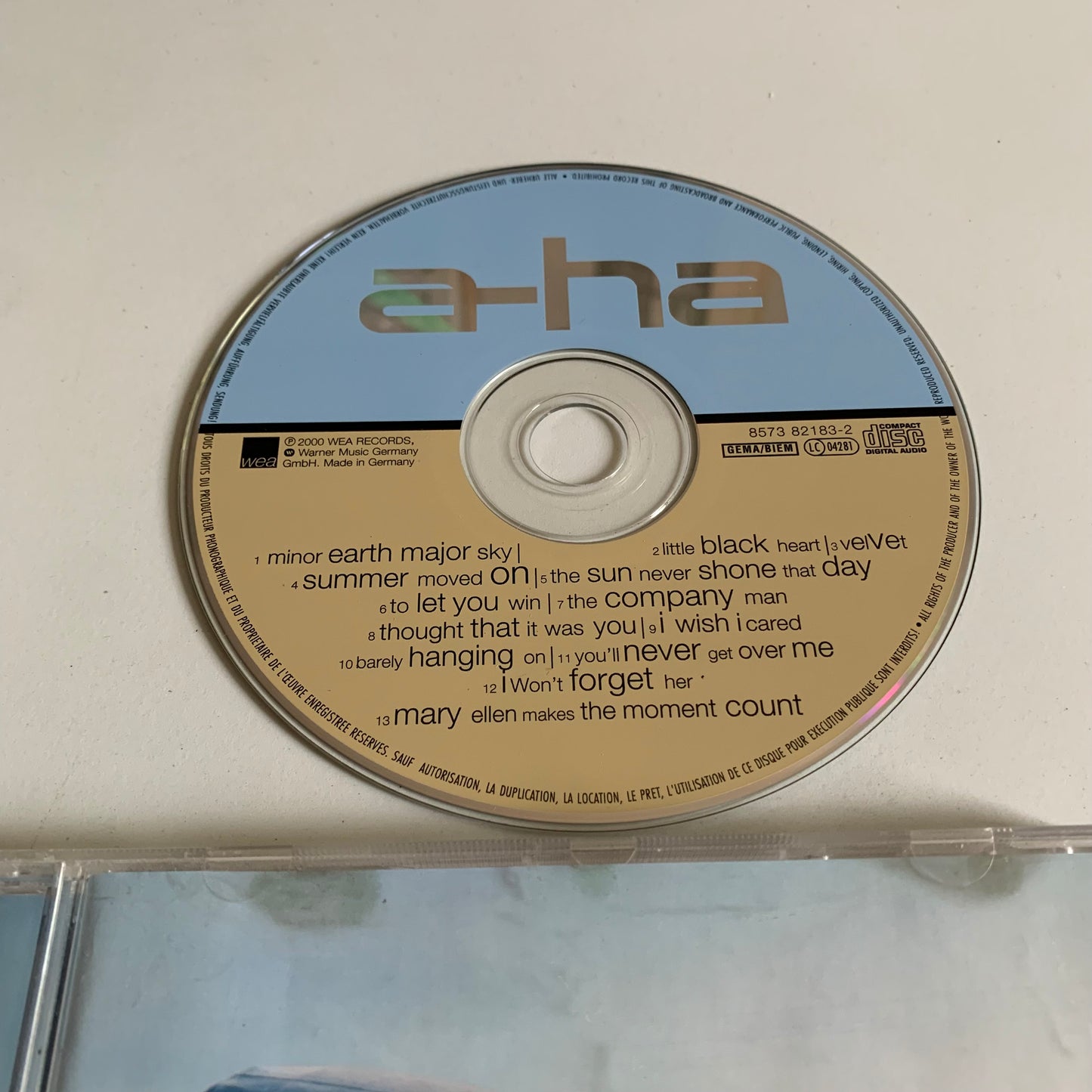 CD - a-ha - Minor Earth | Major Sky - 2000 Occasion