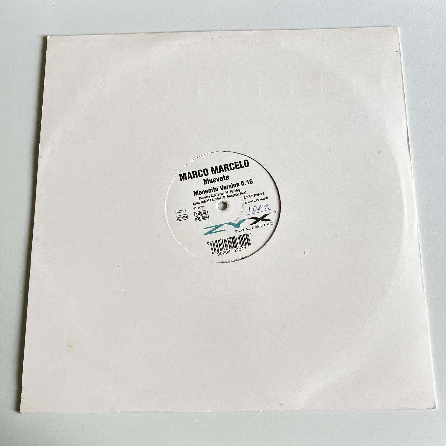 Marco Marcelo - Muevete - Single 1996