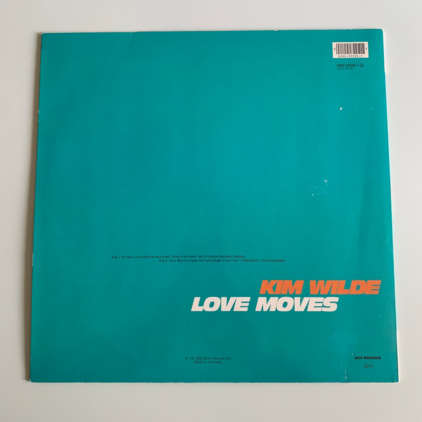 Kim Wilde - Love Moves - LP 1990 Occasion