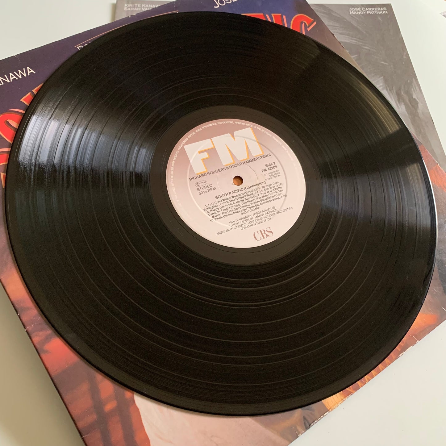 Kiri Te Kanawa - South Pacific - LP 1986 Occasion