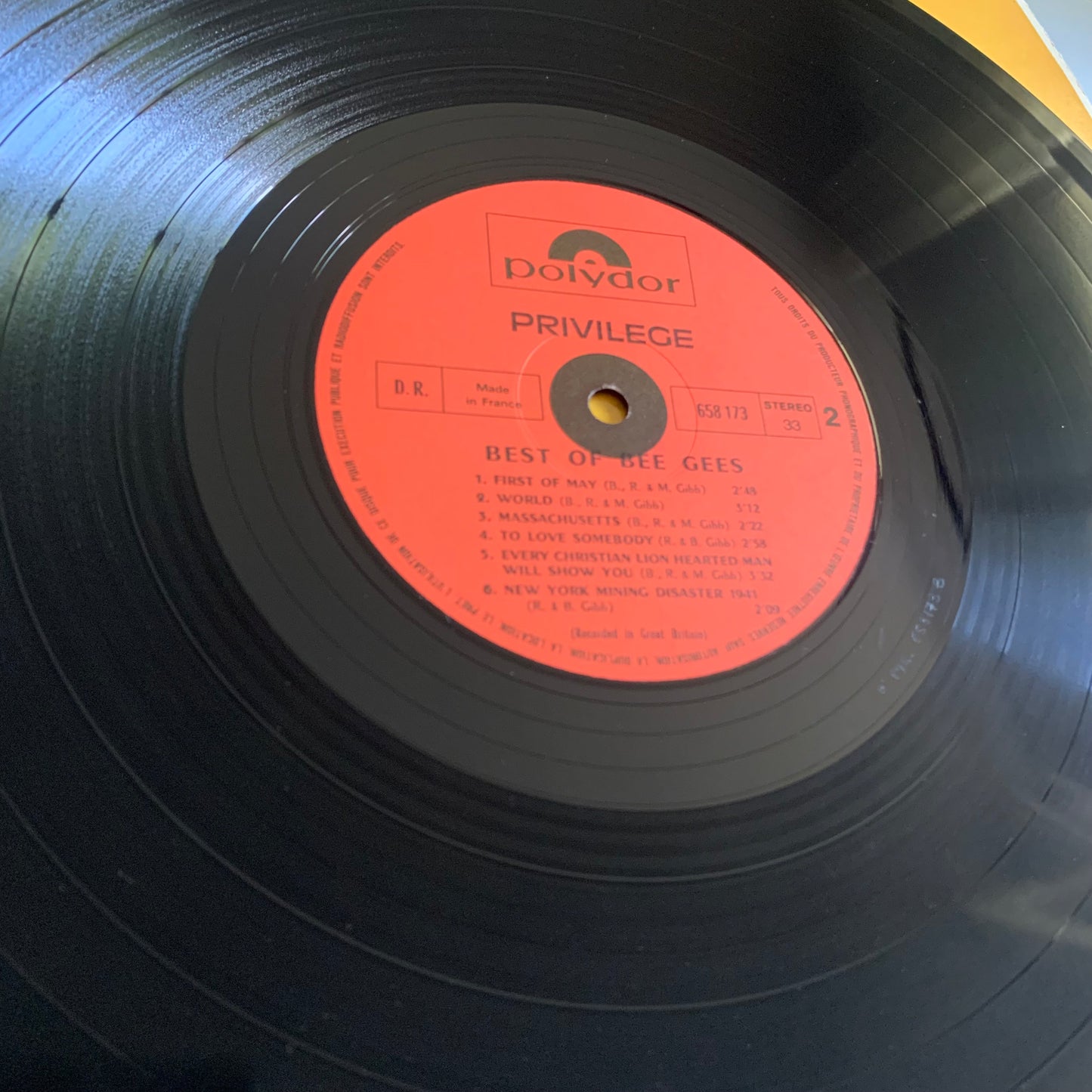 Bee Gees - Best Of Bee Gees - LP 1969 Occasion