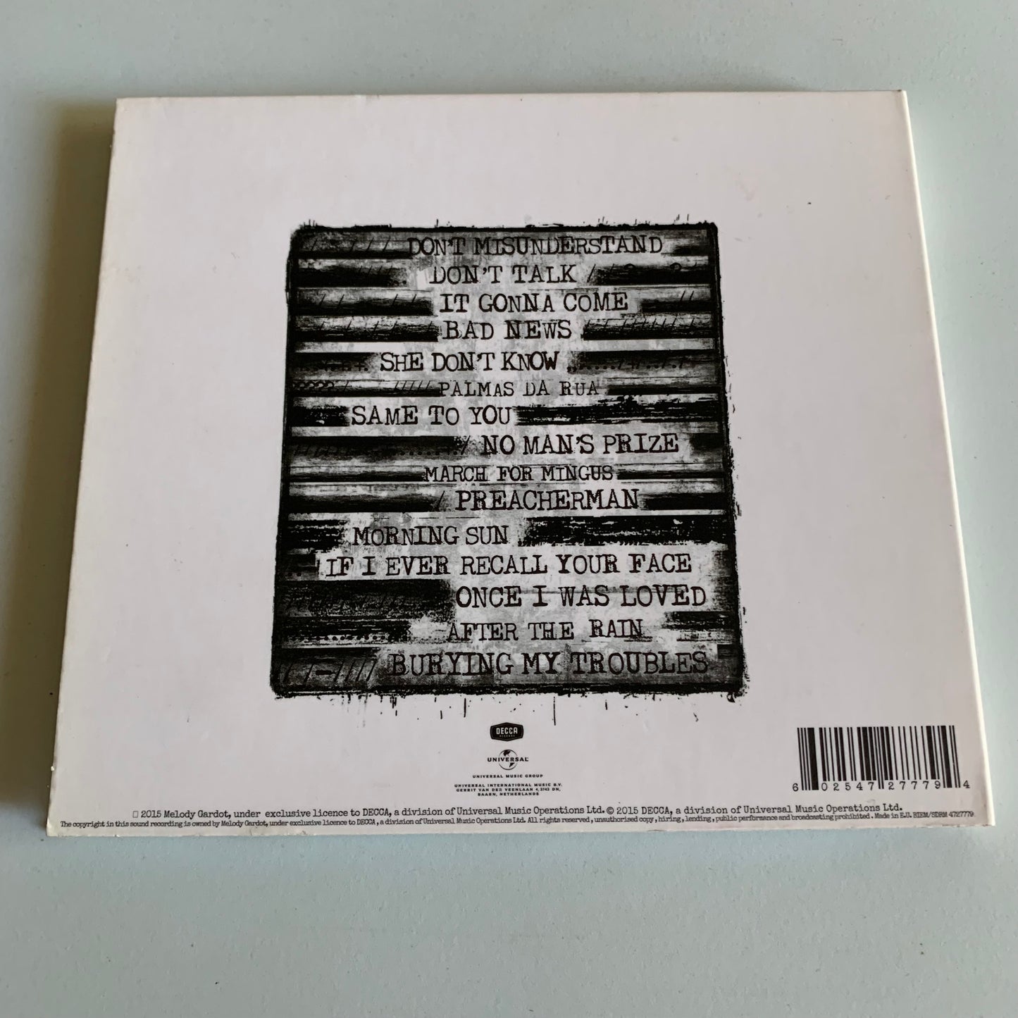 CD - Melody Gardot - Currency Of Man - 2015 Occasion