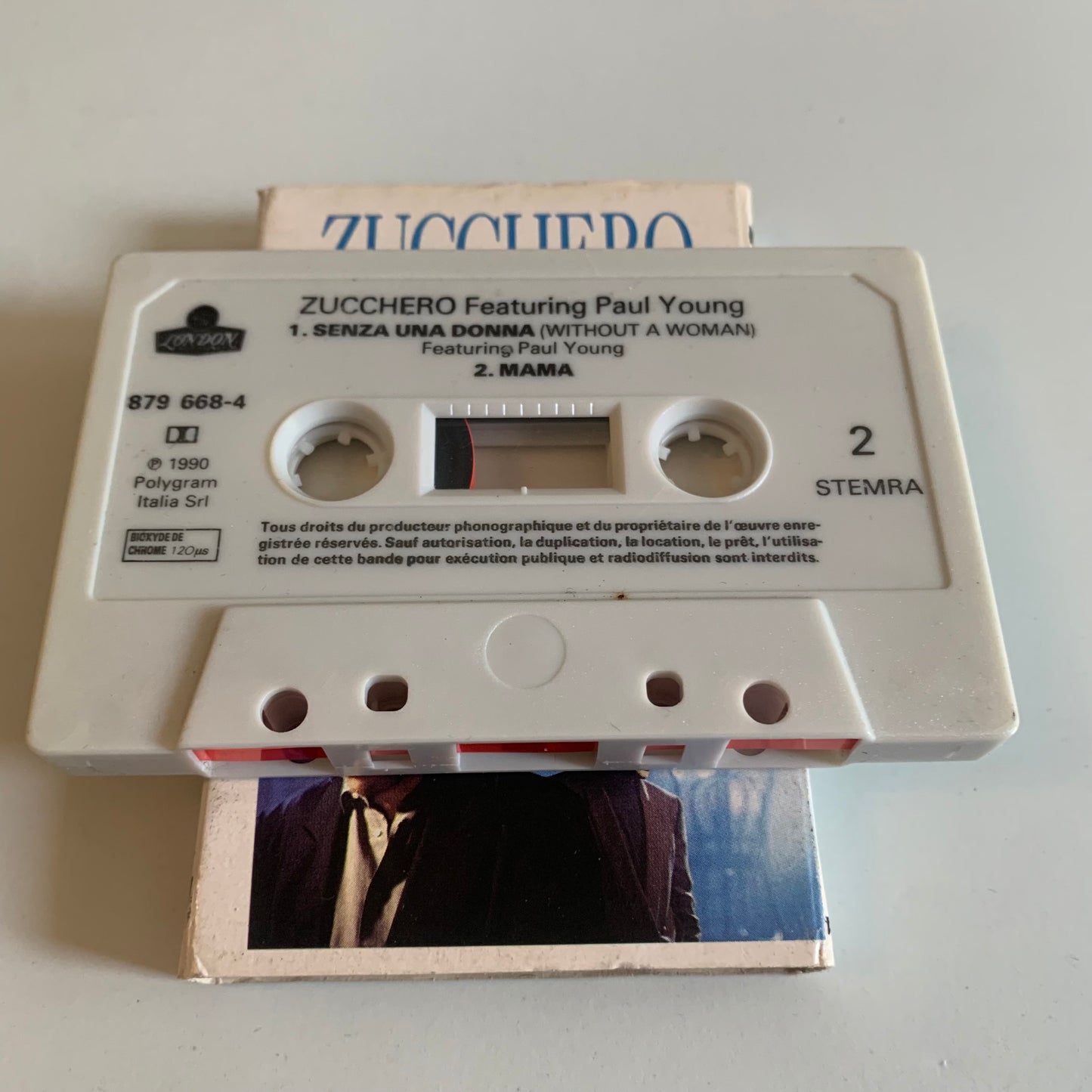 Zucchero - Paul Young - Senza Una Donna (Without a Woman) - 1991 Occasion