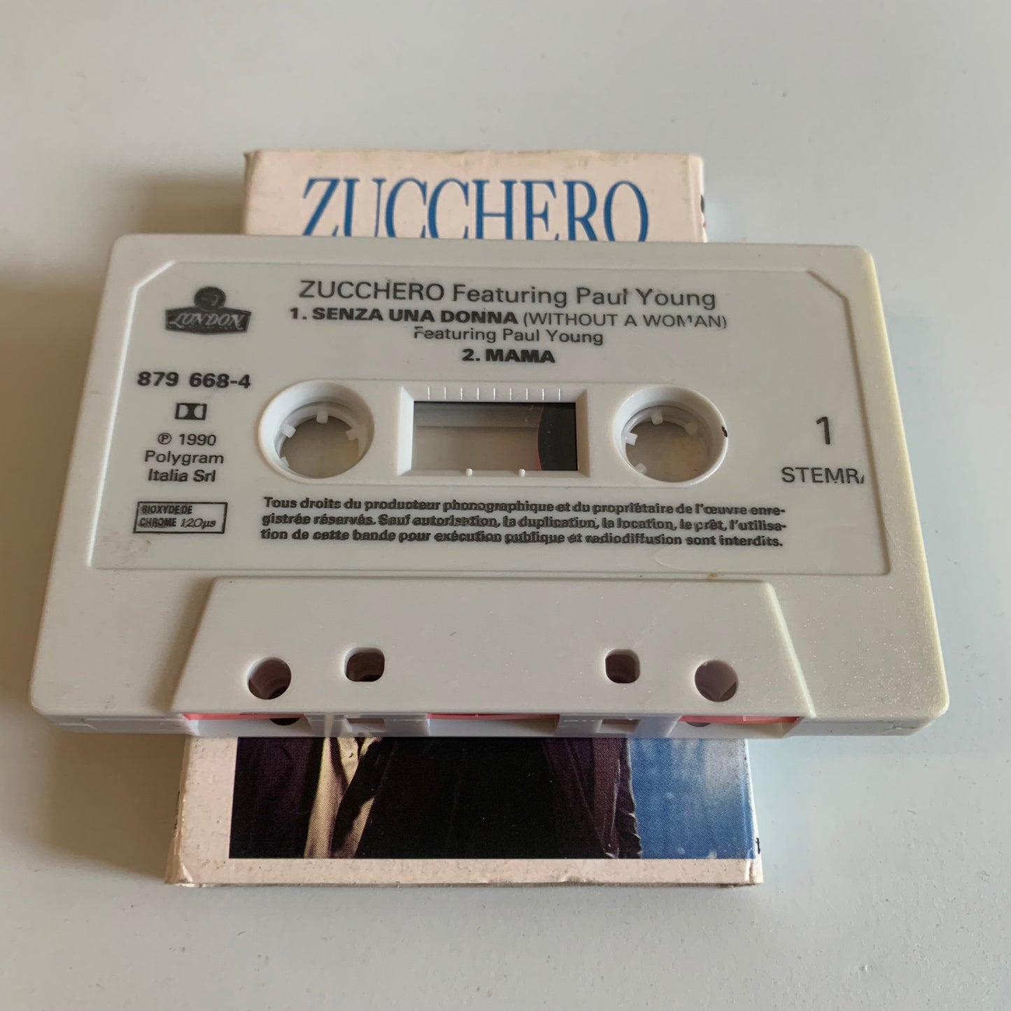 Zucchero - Paul Young - Senza Una Donna (Without a Woman) - 1991 Occasion