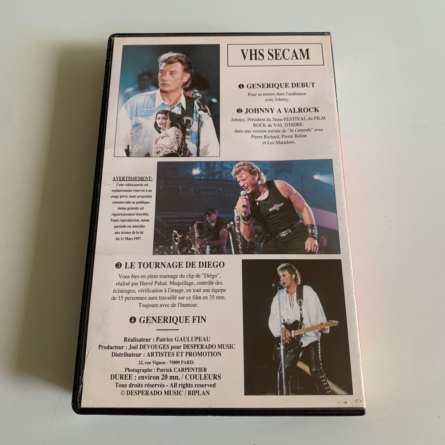 Johnny Hallyday - Western Passion 1 - VHS Occasion