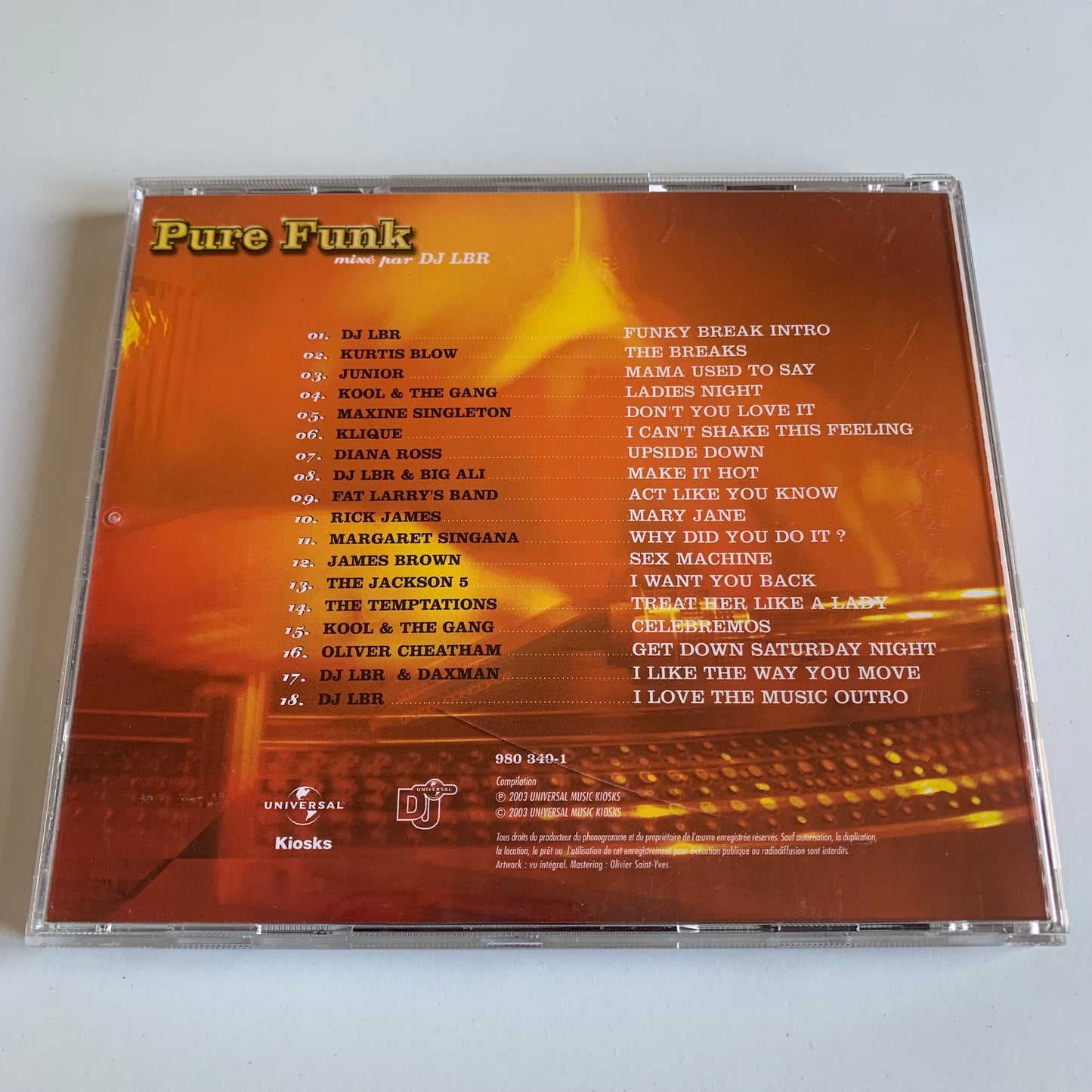 Variétés Compilation DJ LBR - Pure Funk 2003