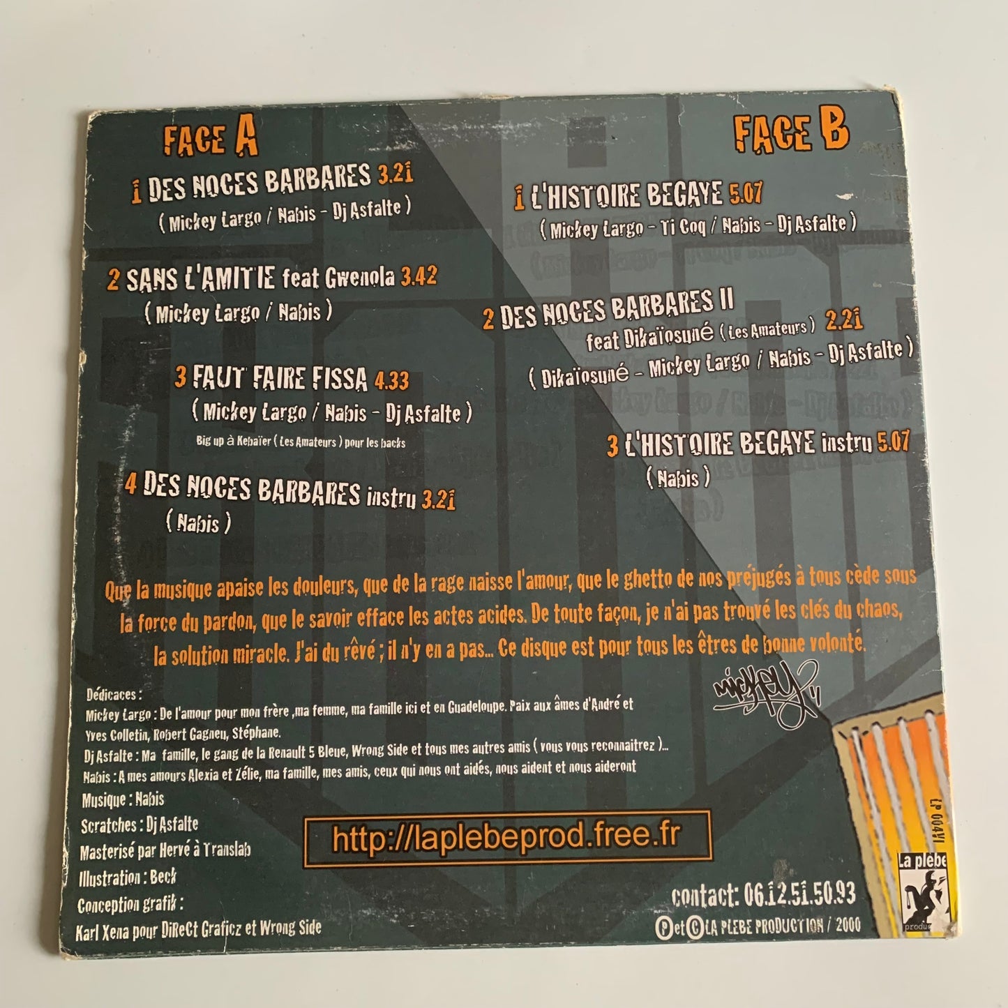 La Fronde - Les Clés Du Chaos - 12” 2000 Occasion