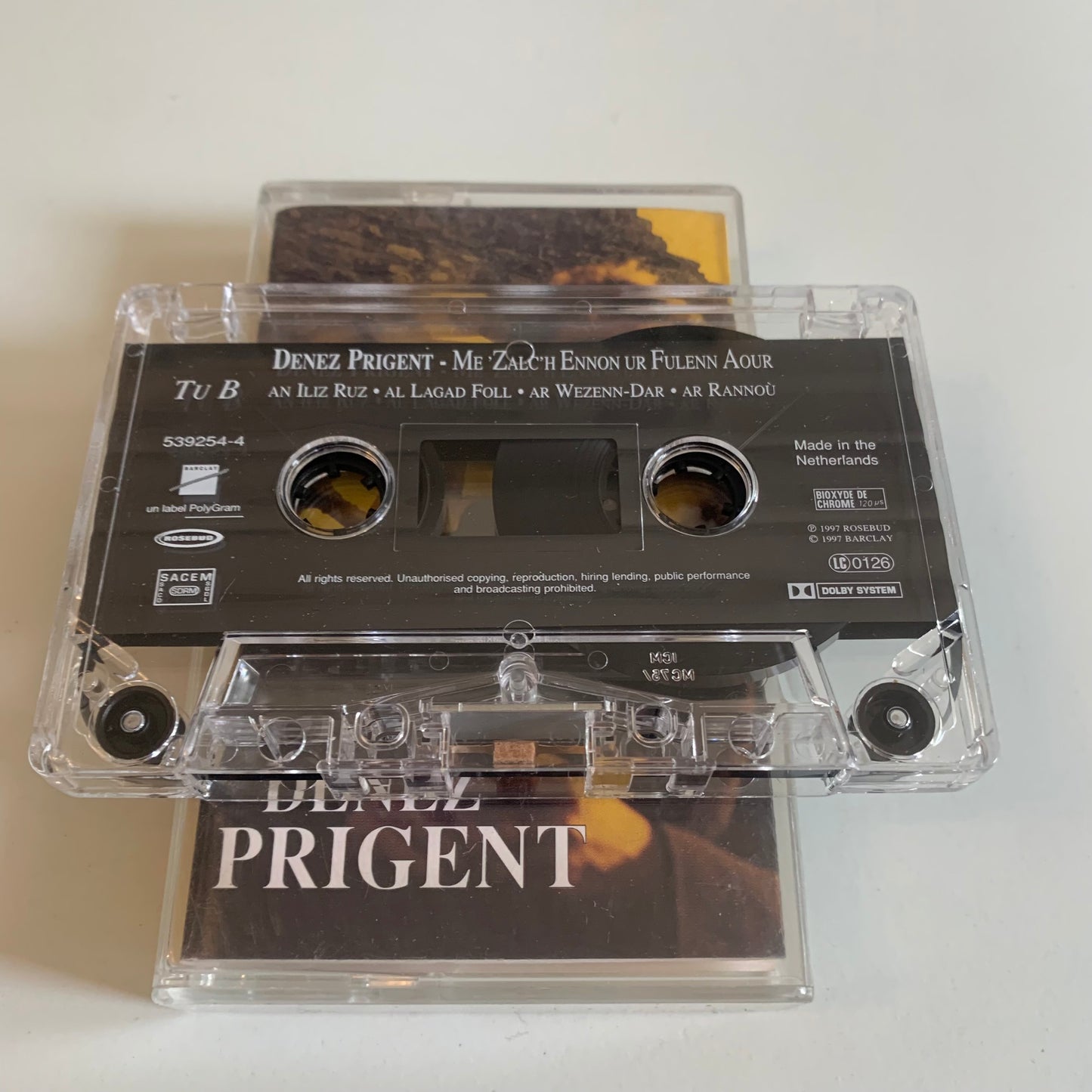 Denez Prigent - Me Zalc’h Ennon Ur Fulenn Aour - 1997 Occasion