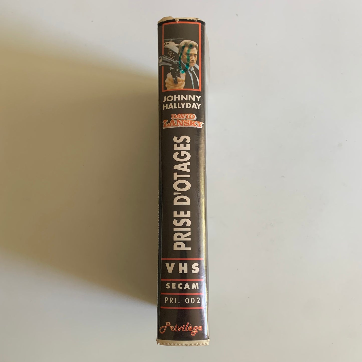 Johnny Hallyday - David Lansky Pris D’Otages - VHS 1989 Occasion