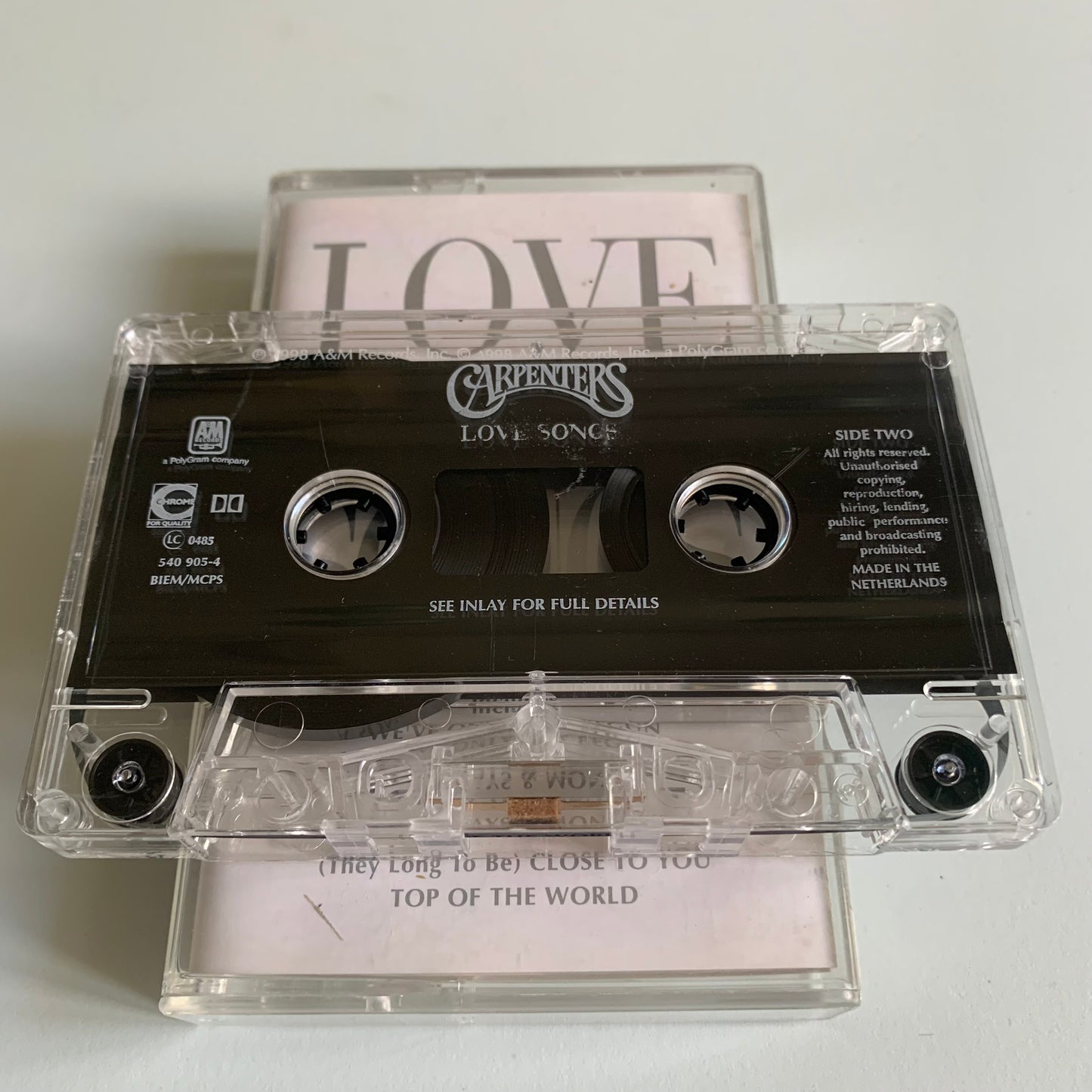 Carpenters - Love Songs 1998 Occasion