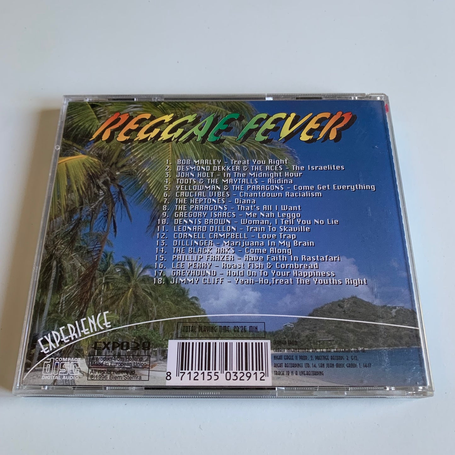 Variétés Compilation Reggae Fever 1996 Occasion