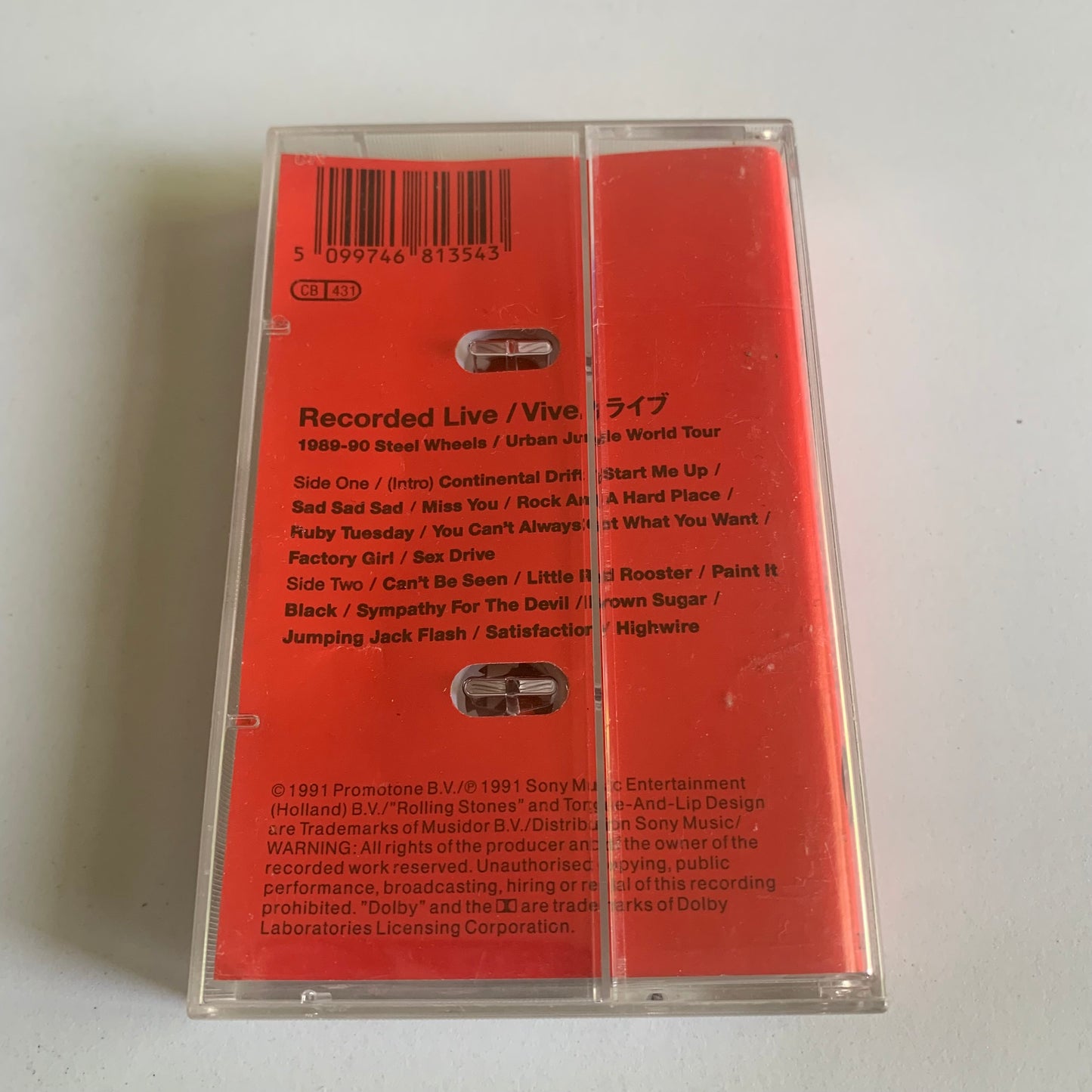 The Rolling Stones - Flashpoint - 1991 Occasion