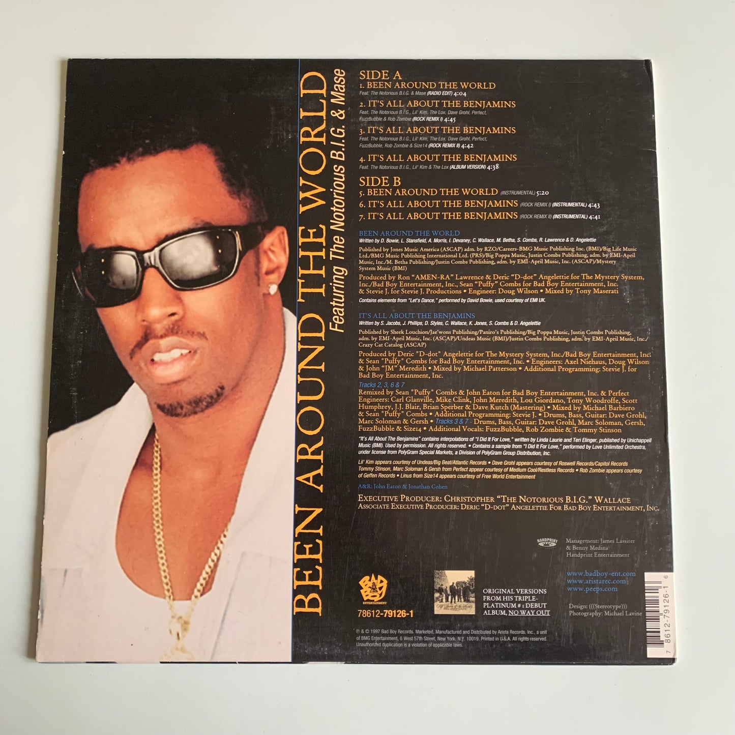 Puff Daddy & The Family - The Notorious B.I.G. - Mase - Been Around The World - Single 1997