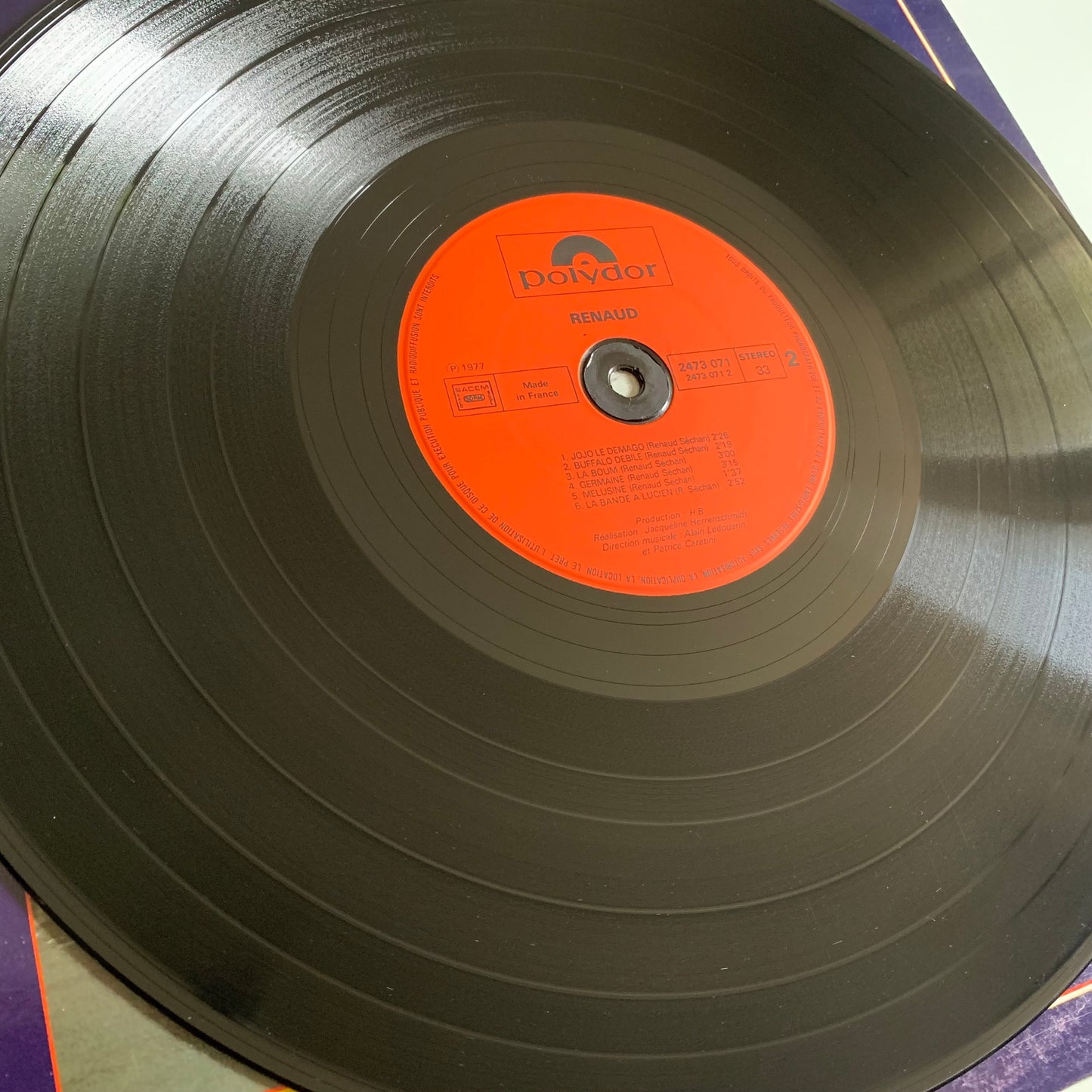 Renaud - Place De Ma Mob - LP Occasion