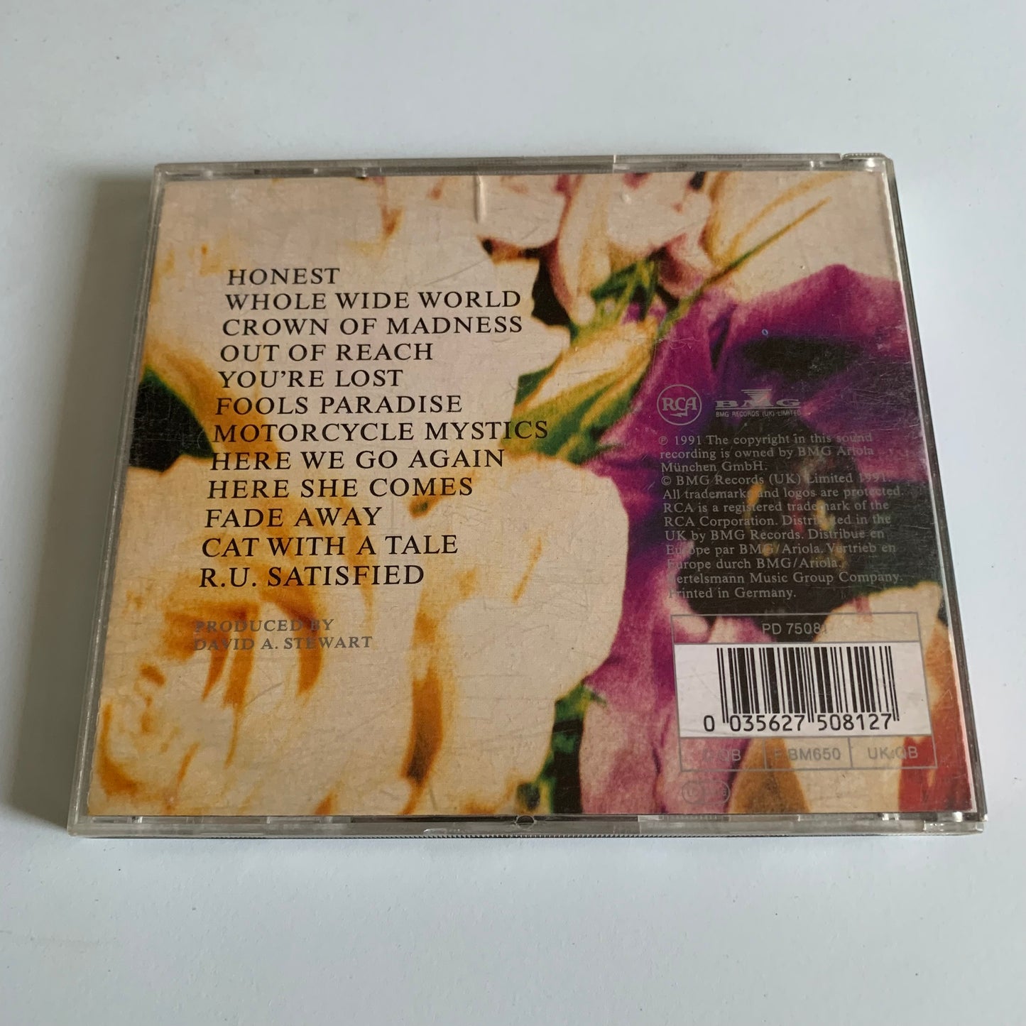 Dave Stewart And The Spiritual Cowboys - Honest - 1991 Occasion