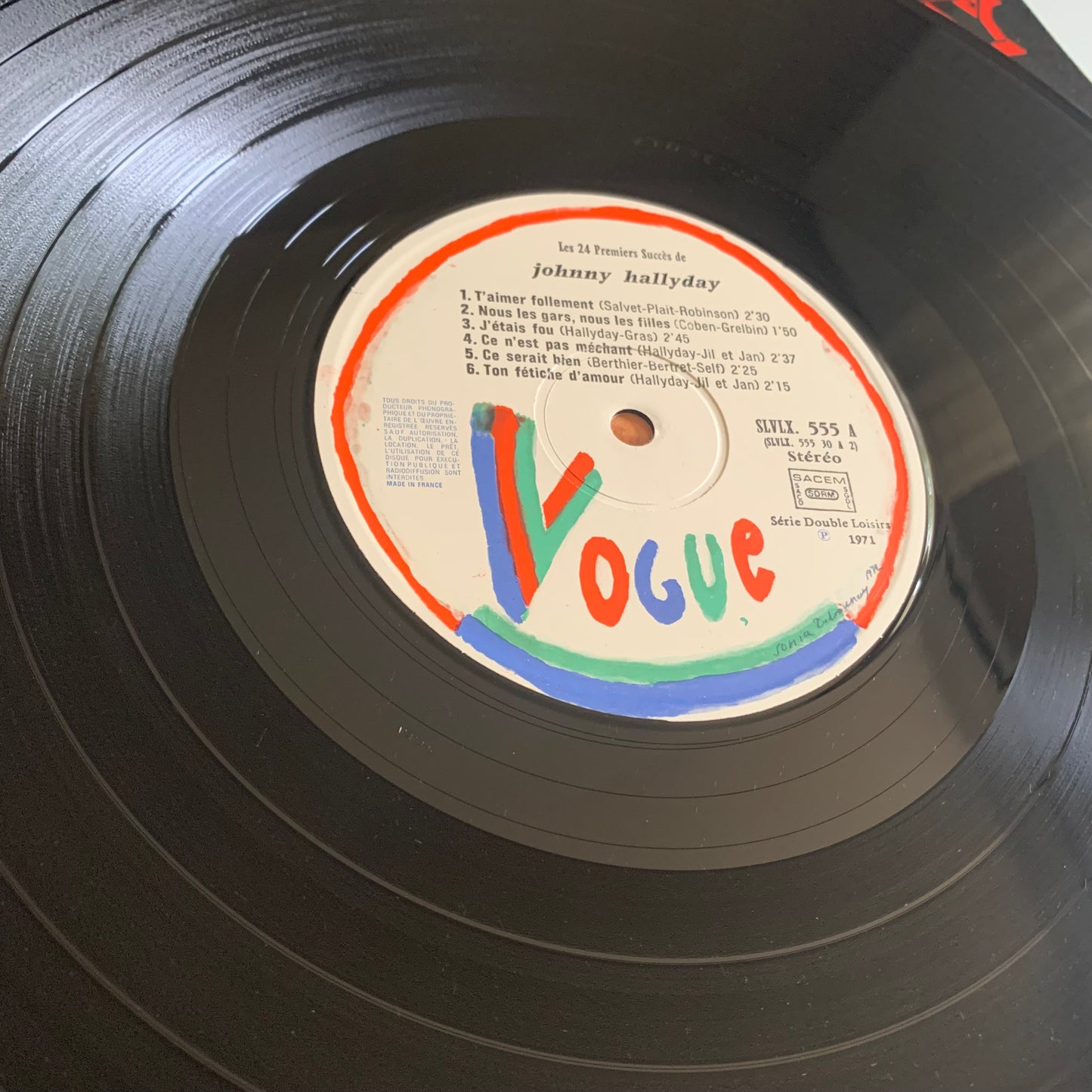Johnny Hallyday - Les 24 Premiers Succès - Double LP 1971 Occasion