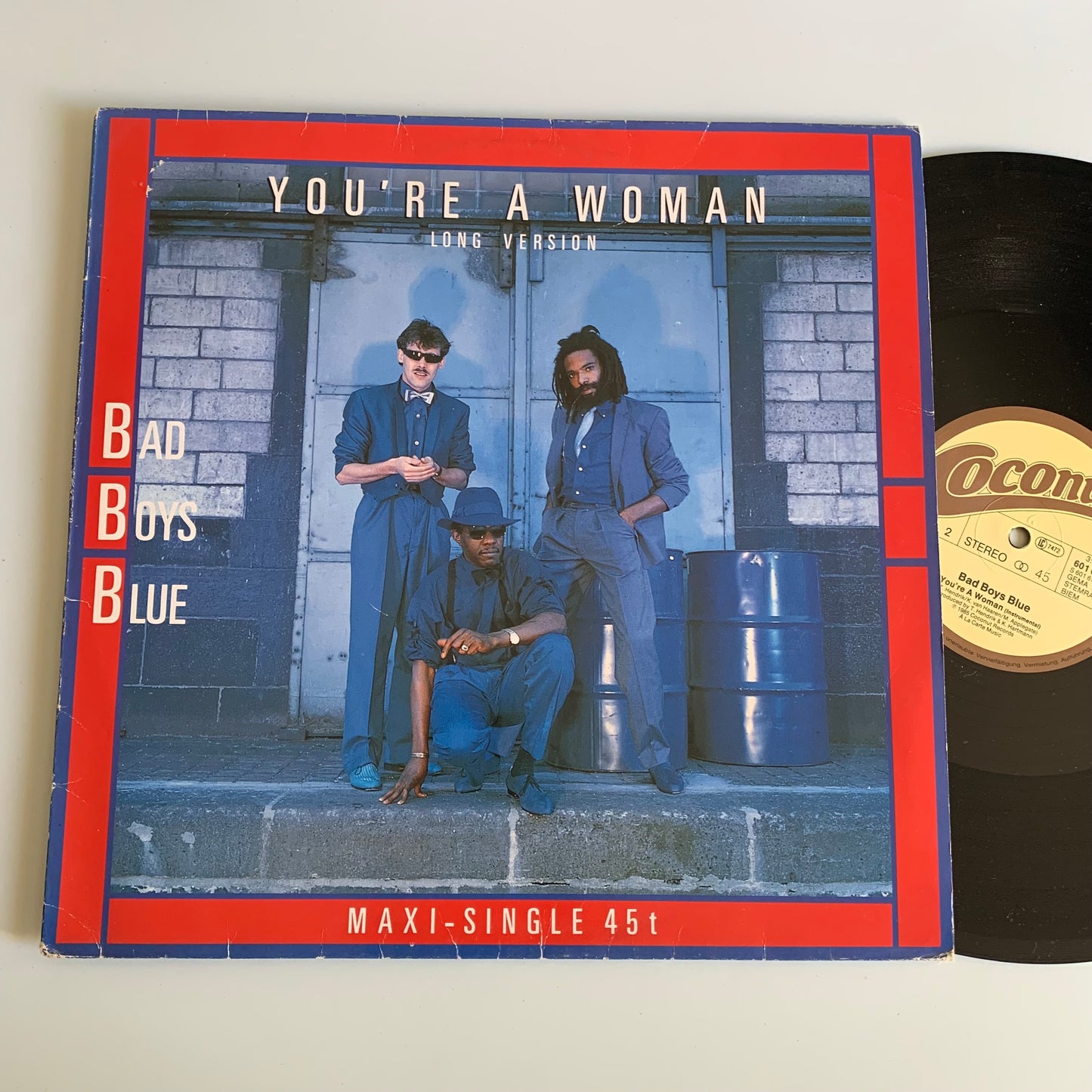 Bad Boys Blue - You're A Woman Long Version - Maxi 45t. 1985 Occasion