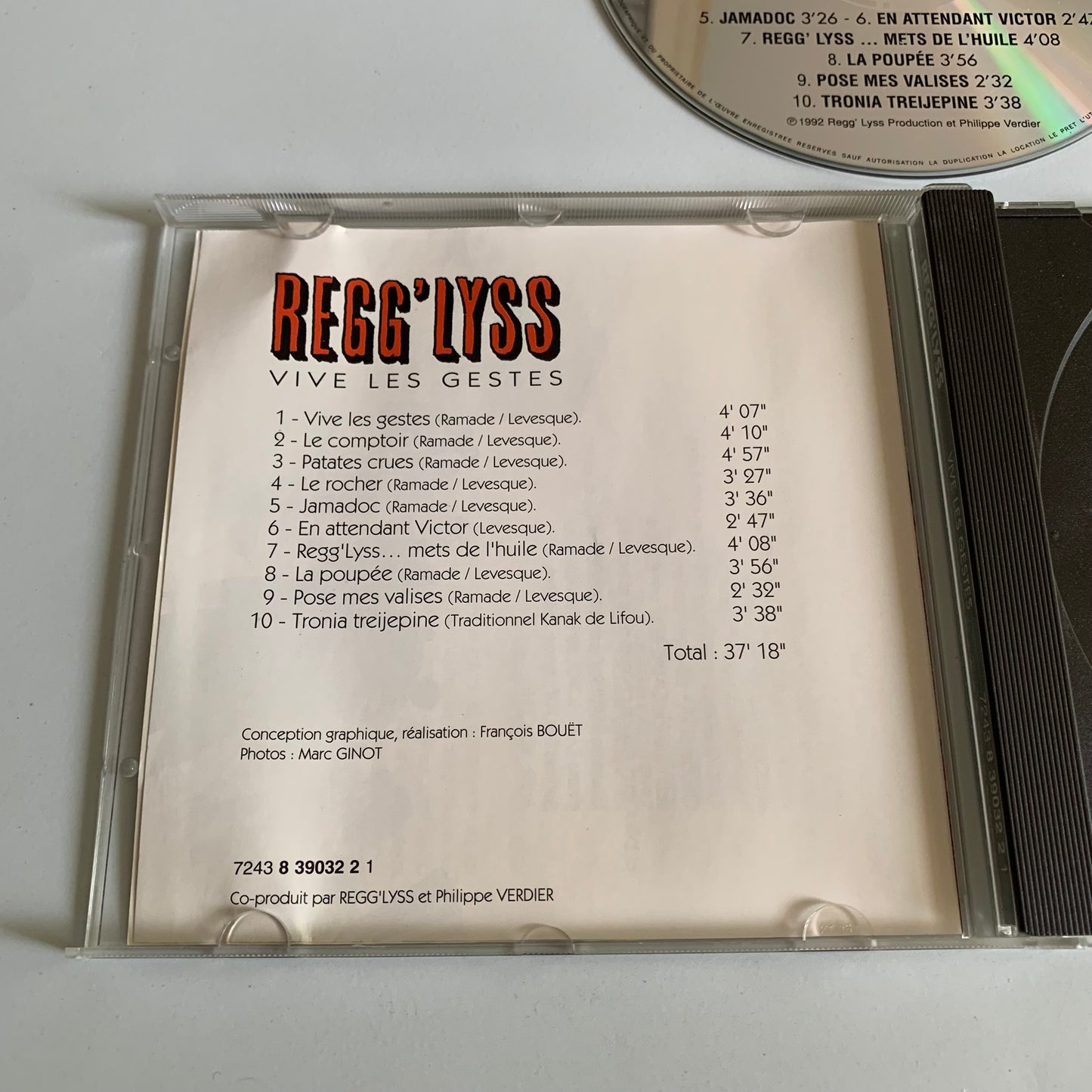 Regg'Lyss - Vive Les Gestes - 1993 Occasion