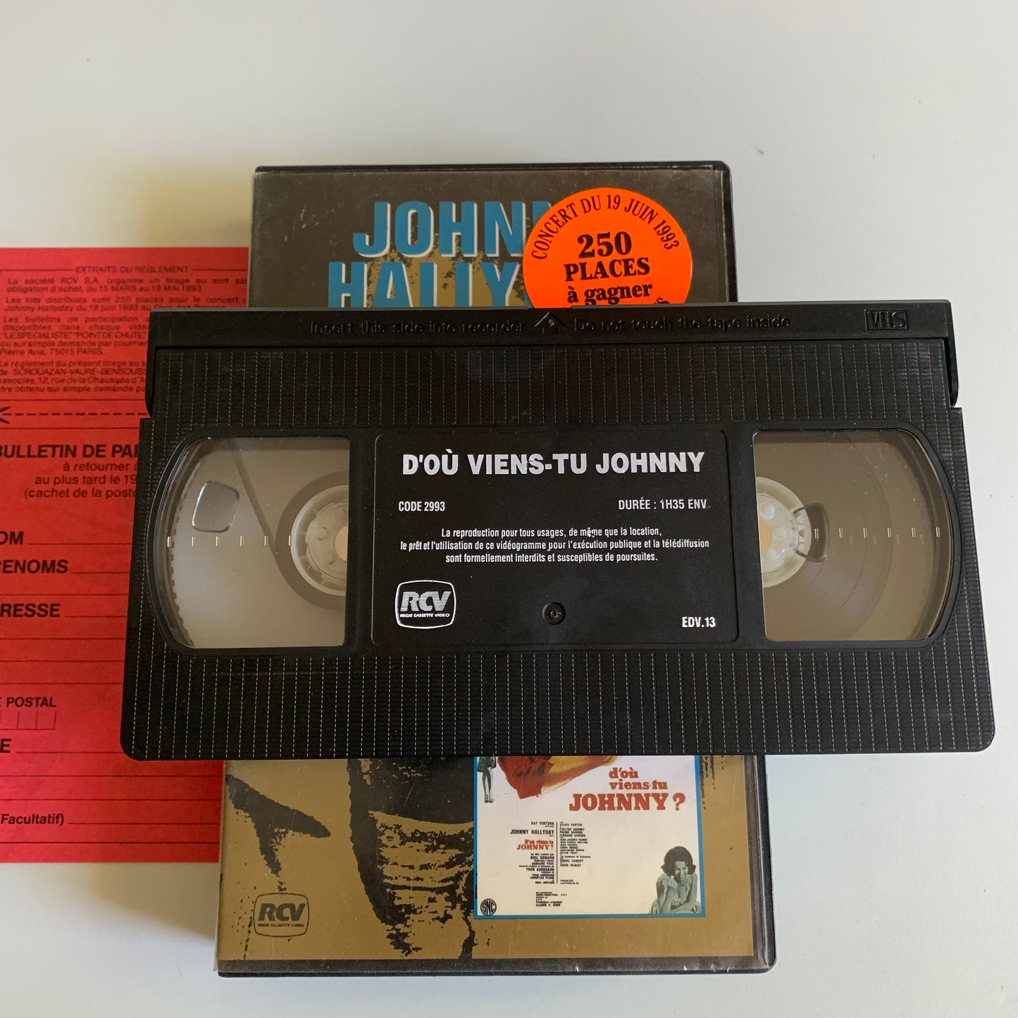Johnny Hallyday - D’où viens-tu Johnny ? - VHS Occasion
