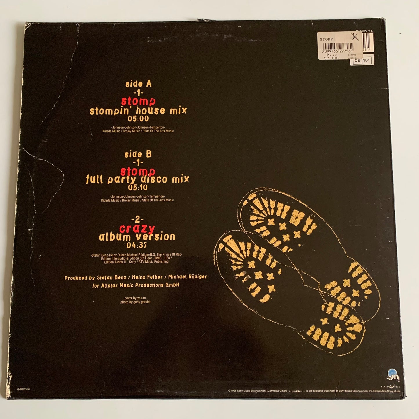 B.G. The Prince Of Rap - Stomp - 12” 1996 Occasion