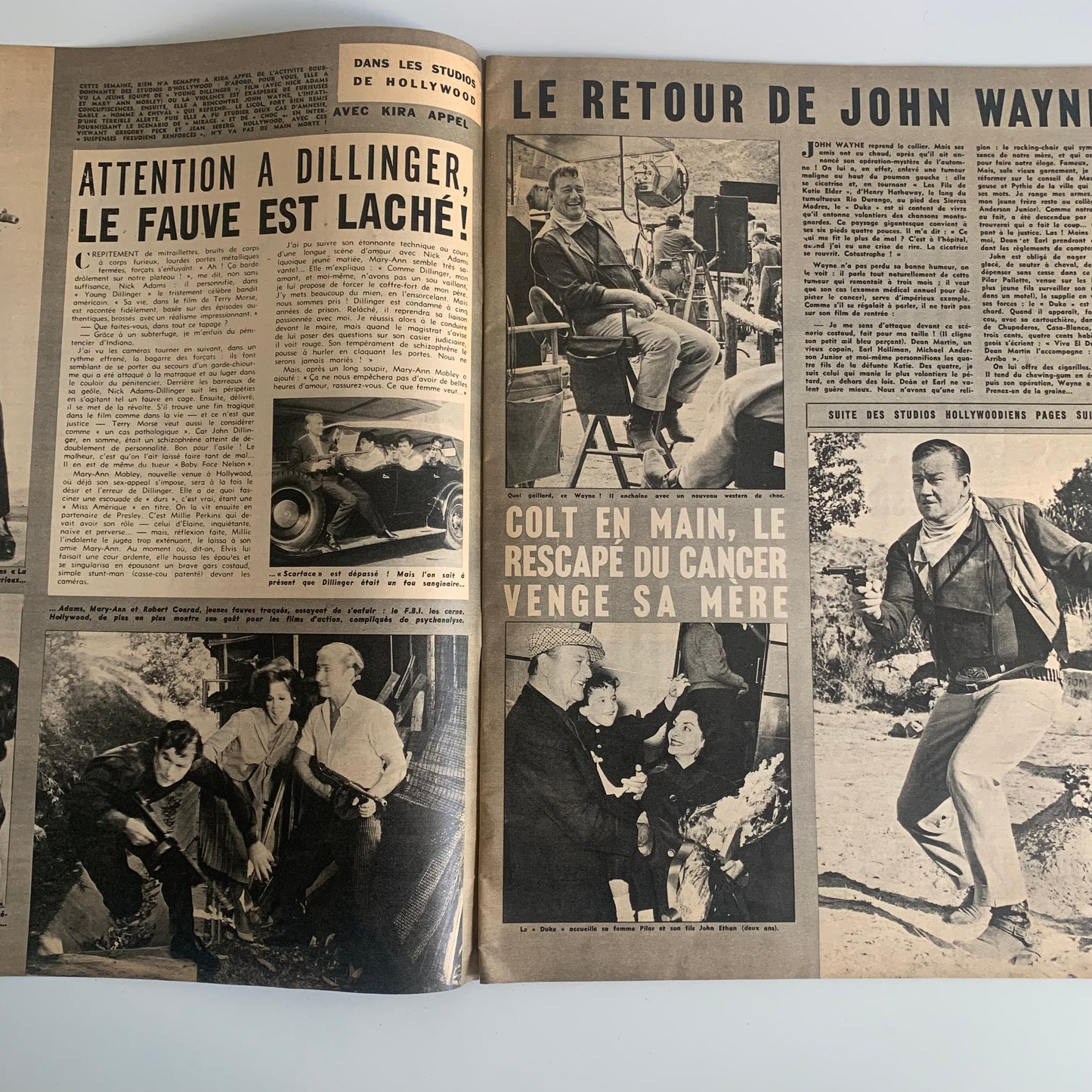 Johnny Hallyday - Magazine Ciné Monde - Numéro 1596 / 9 mars 1965