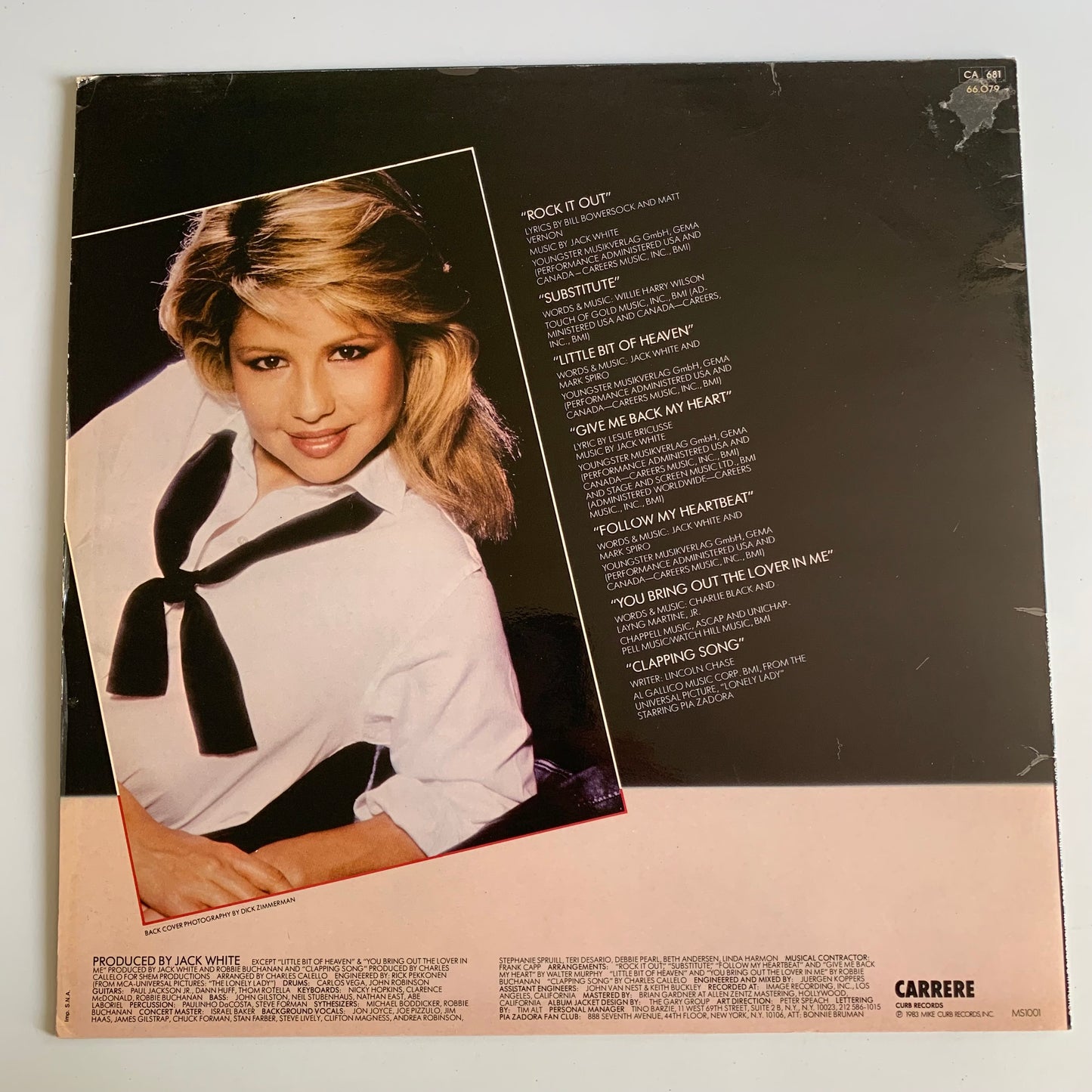 Pia Zadora - Rock It Out - LP 1984 Occasion