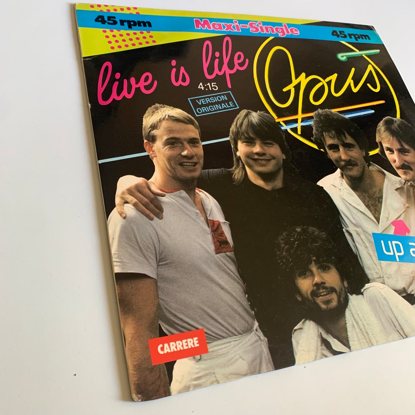Opus - Live Is Life - Up And Down - Maxi Single 1984 Occasion