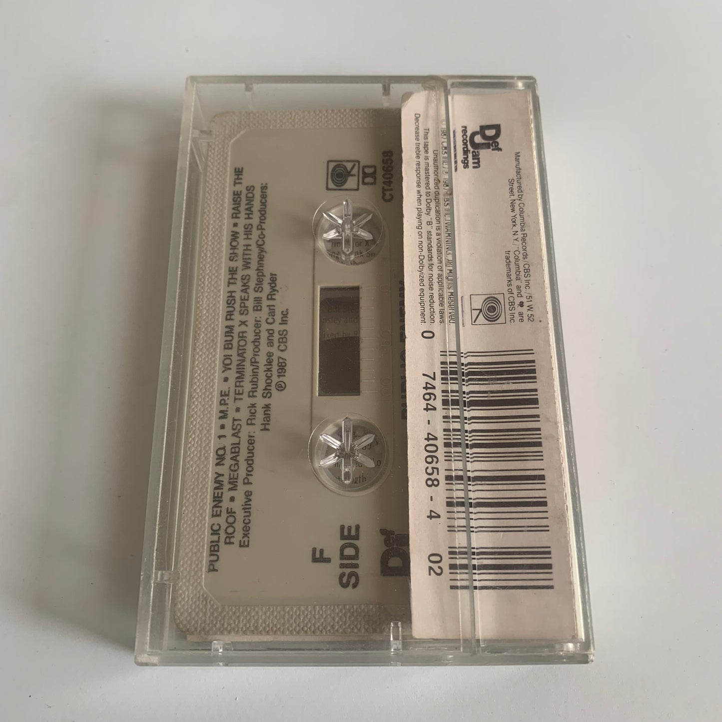 Public Enemy - Yo! Bum Rush The Show - 1987 Occasion