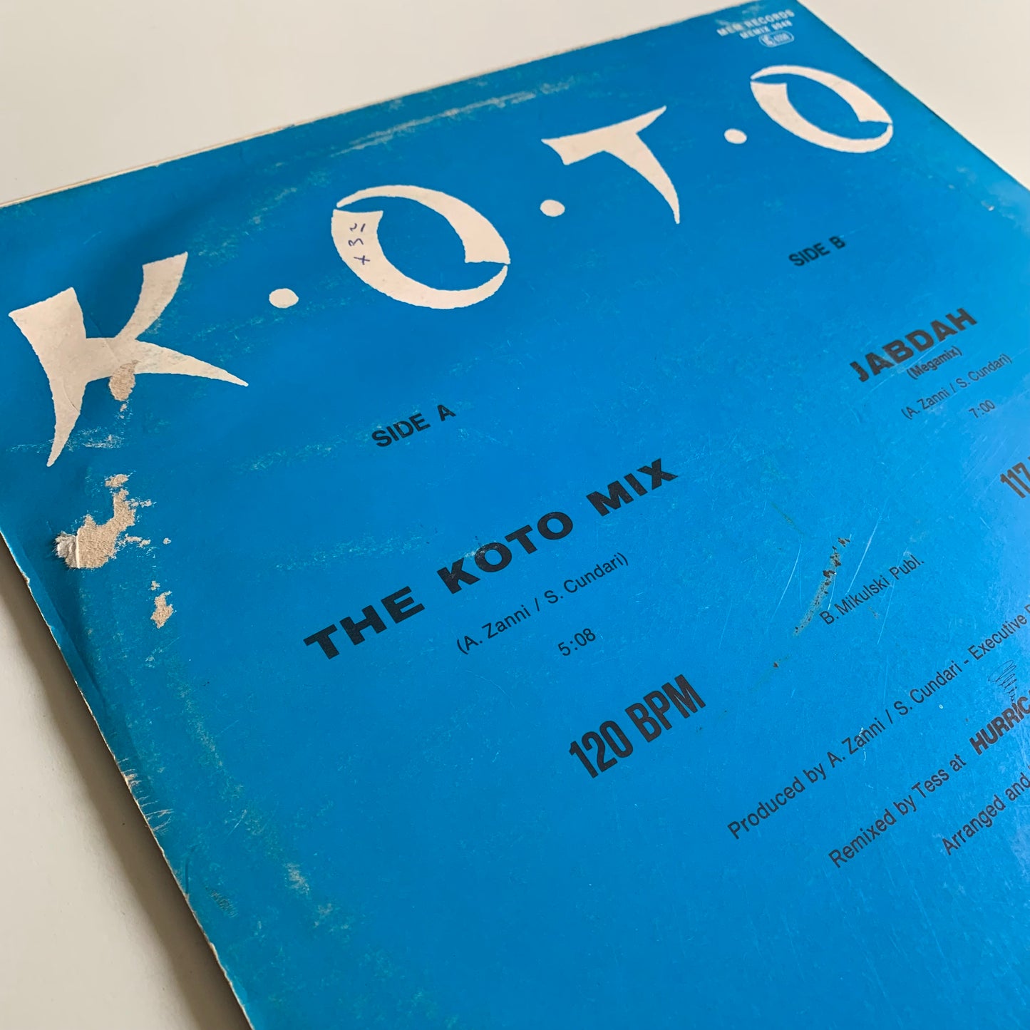 Koto - The Koto Mix / Jabdah (Megamix) - 1987 Occasion