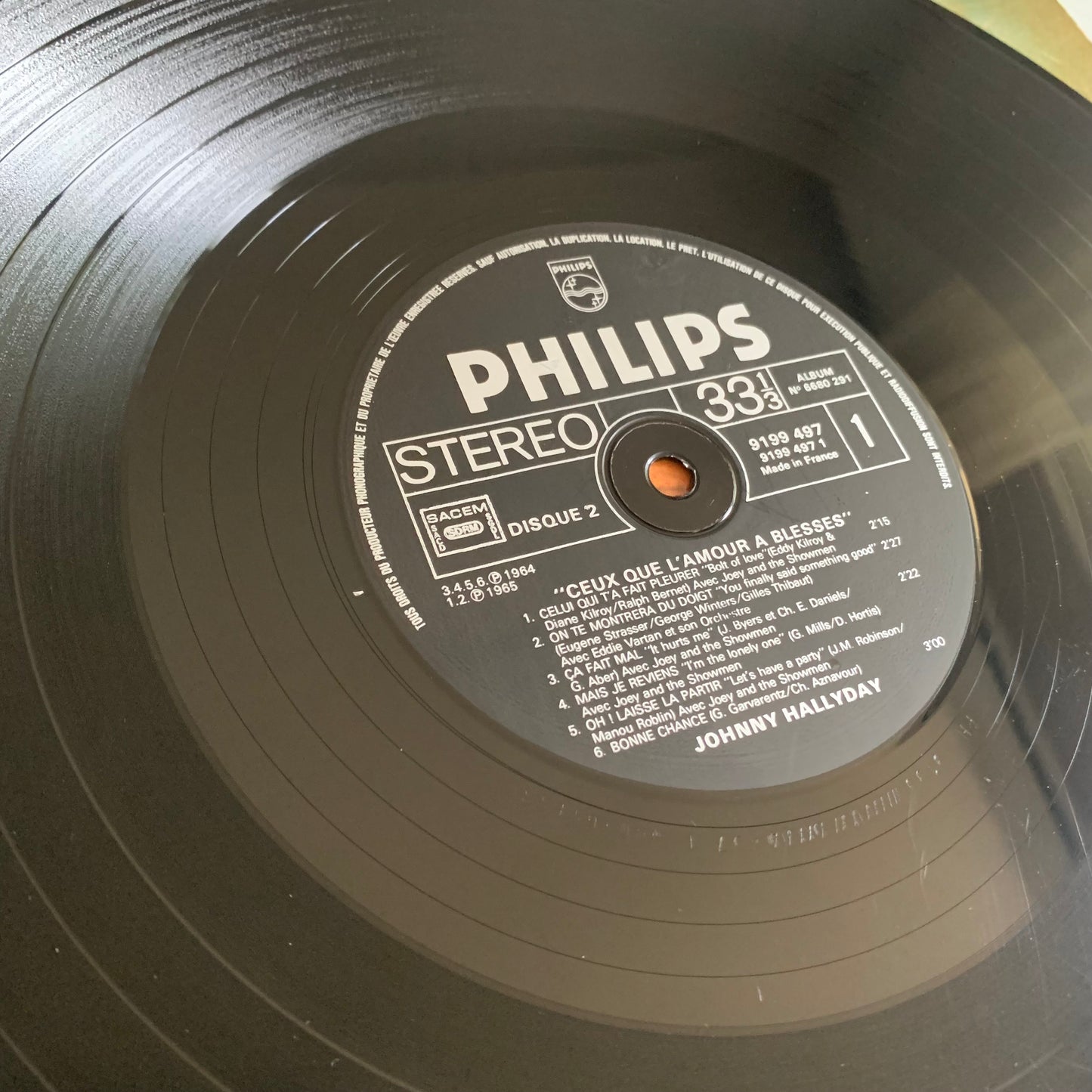 Johnny Hallyday - Ceux Que L’Amour A Blessés - Double LP 1980 Occasion