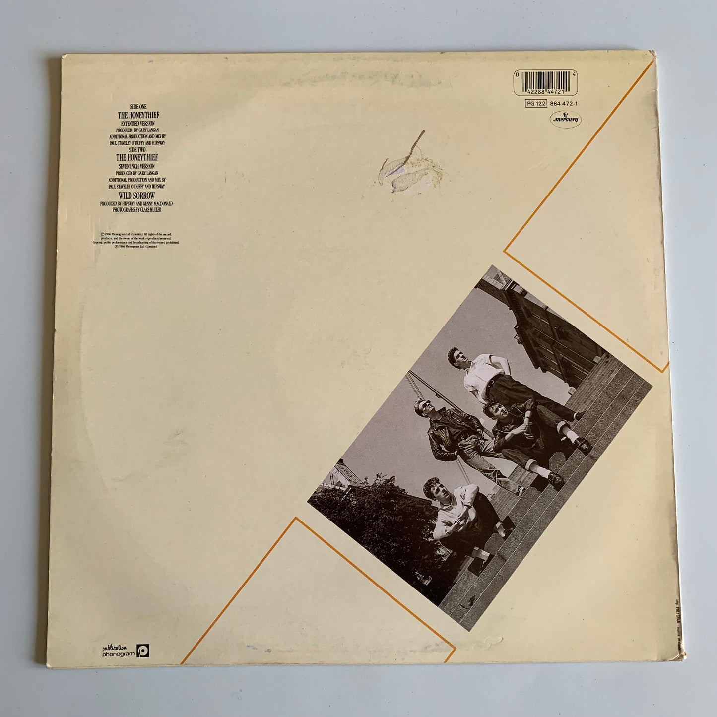 Hipsway - The Honeythief - Single 1986