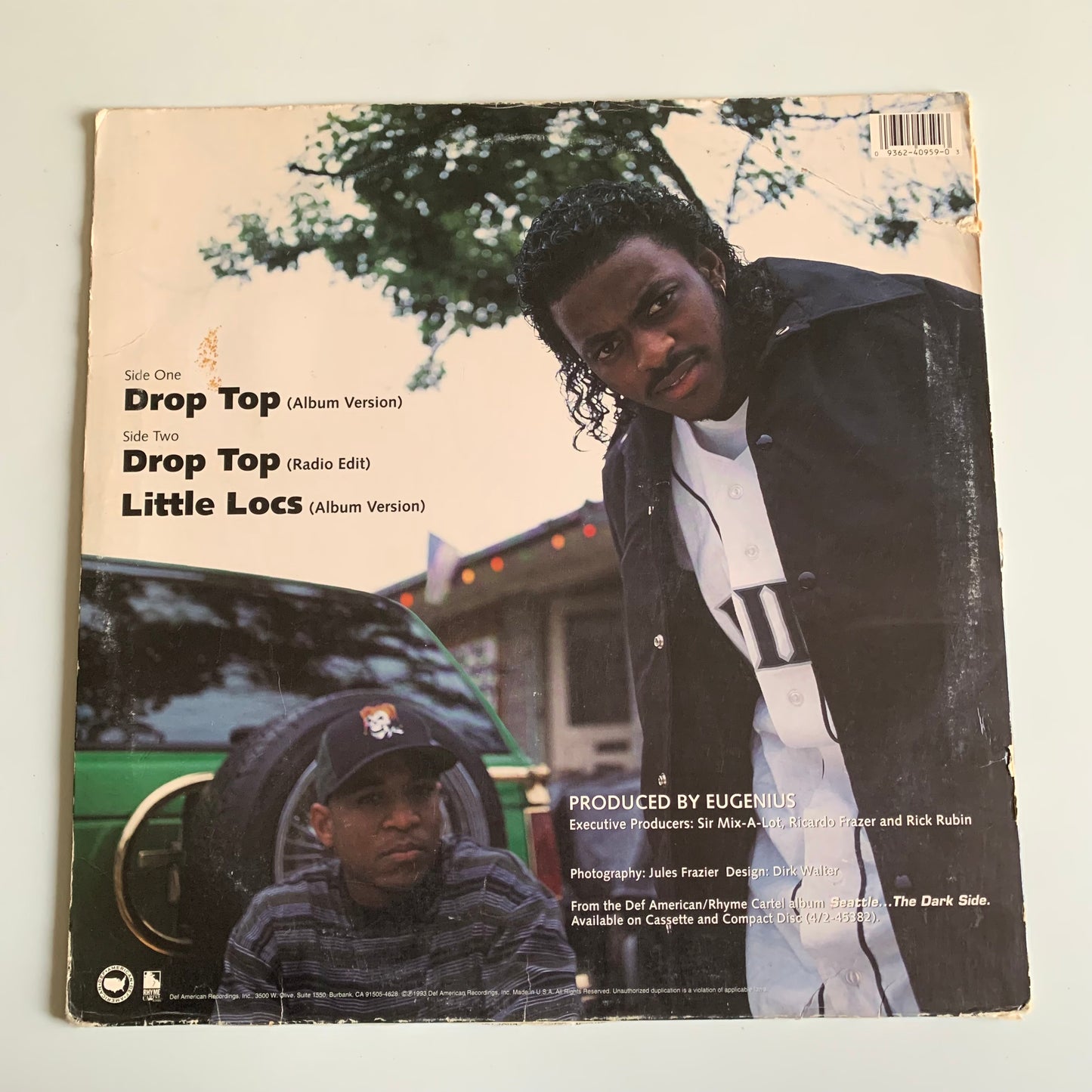 E-Dawg - Filthy Rich - Drop Top - Single 1993