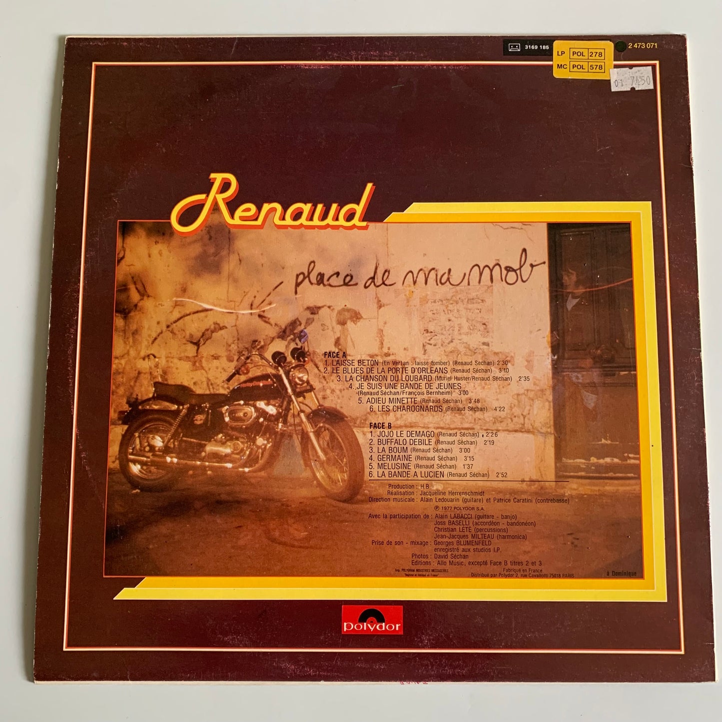 Renaud - Place De Ma Mob - LP Occasion