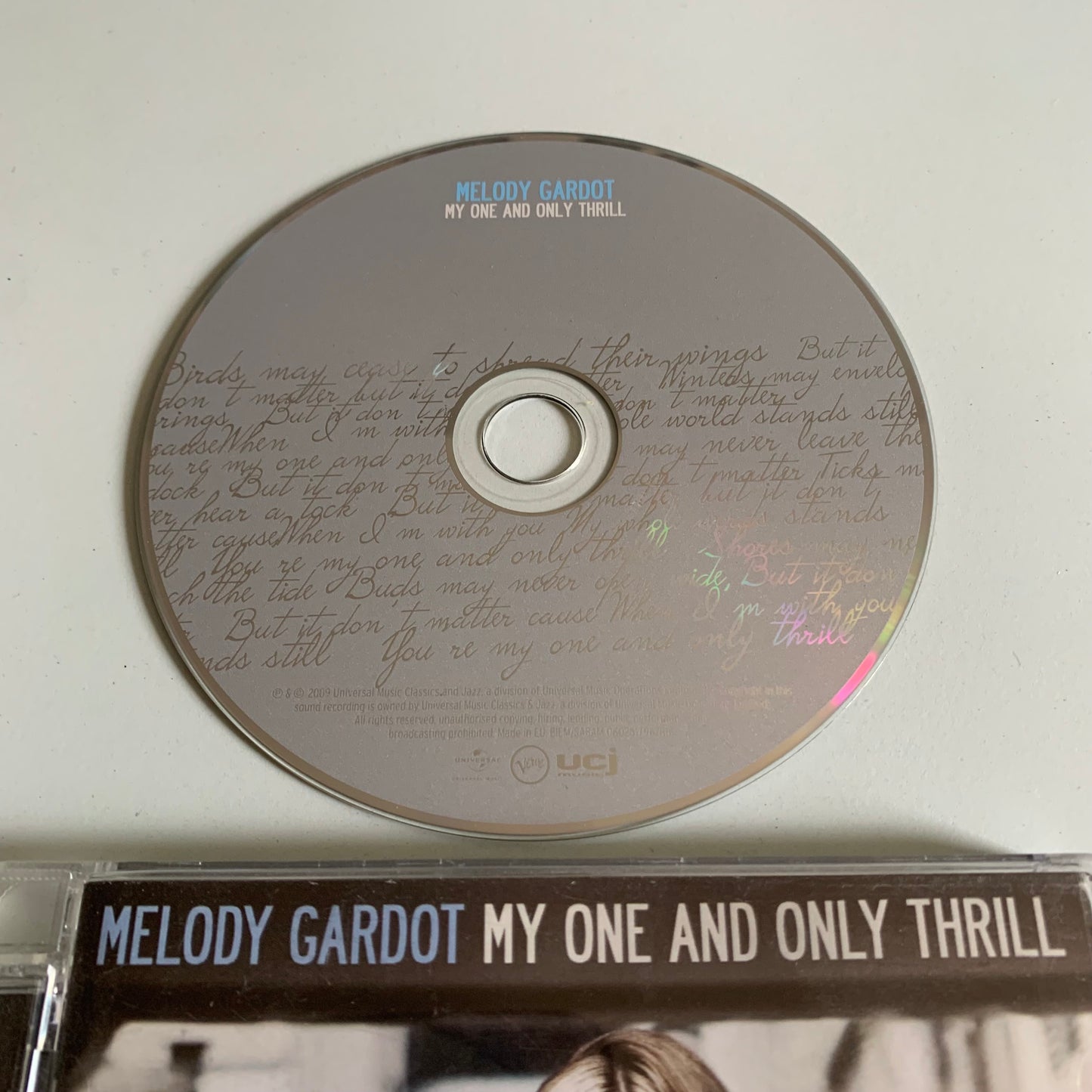 CD - Melody Gardot - My On And Only Thrill - 2009 Occasion