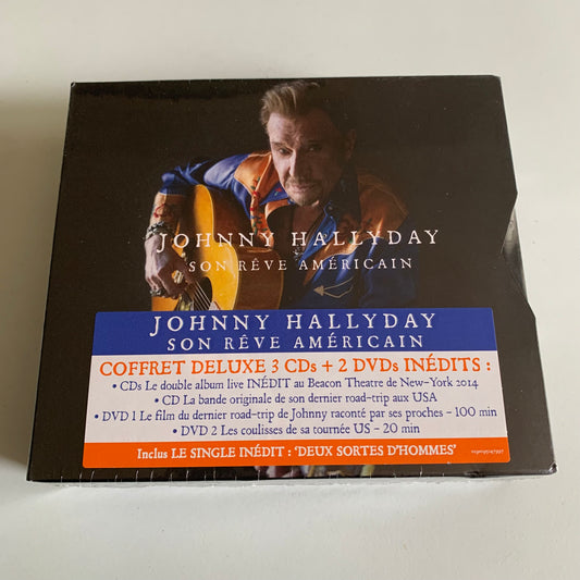 Coffret - Johnny Hallyday - Son Rêve Américain - 3xCD 2xDVD 2020 Neuf